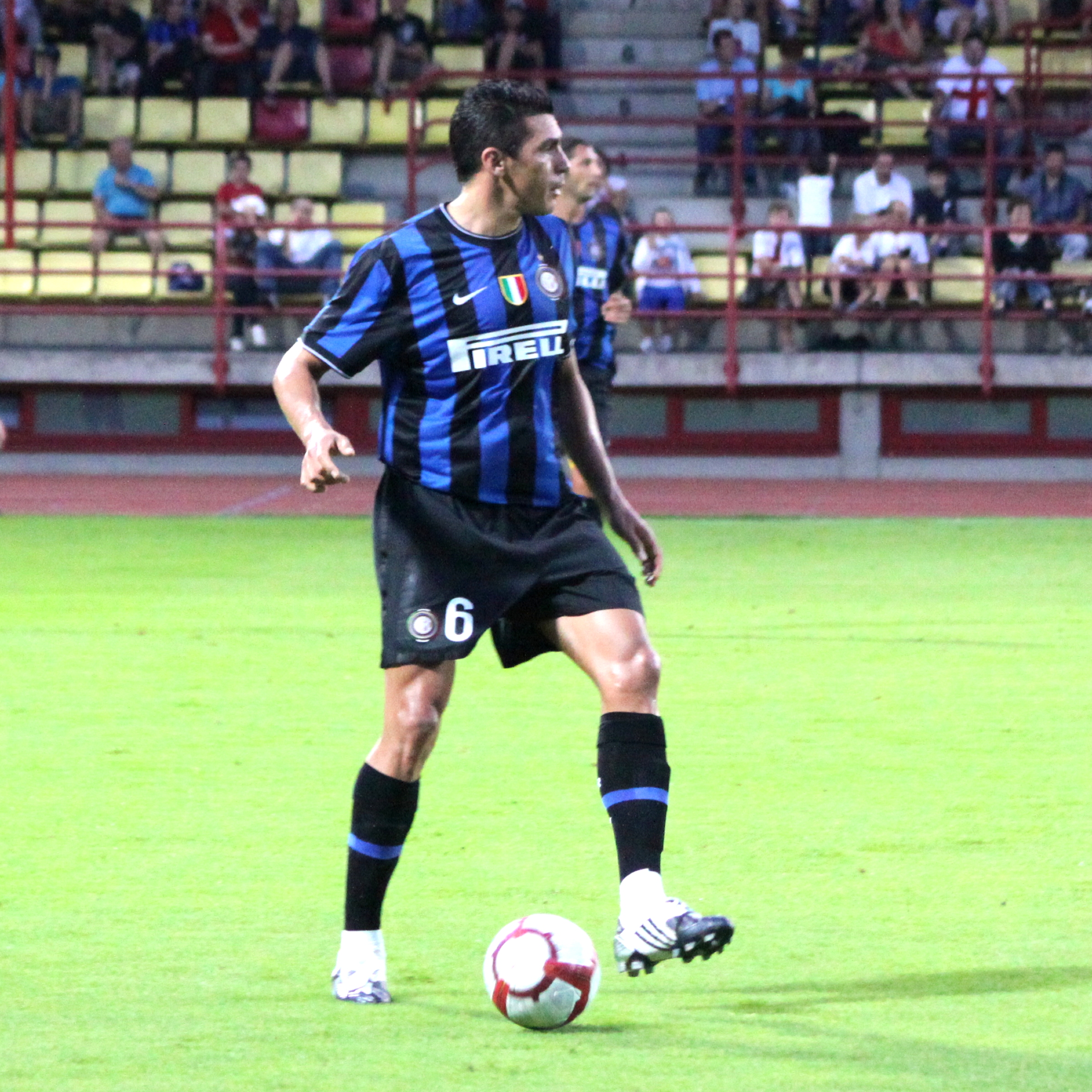 인테르 밀란 소속으로 훈련 중인 루시우