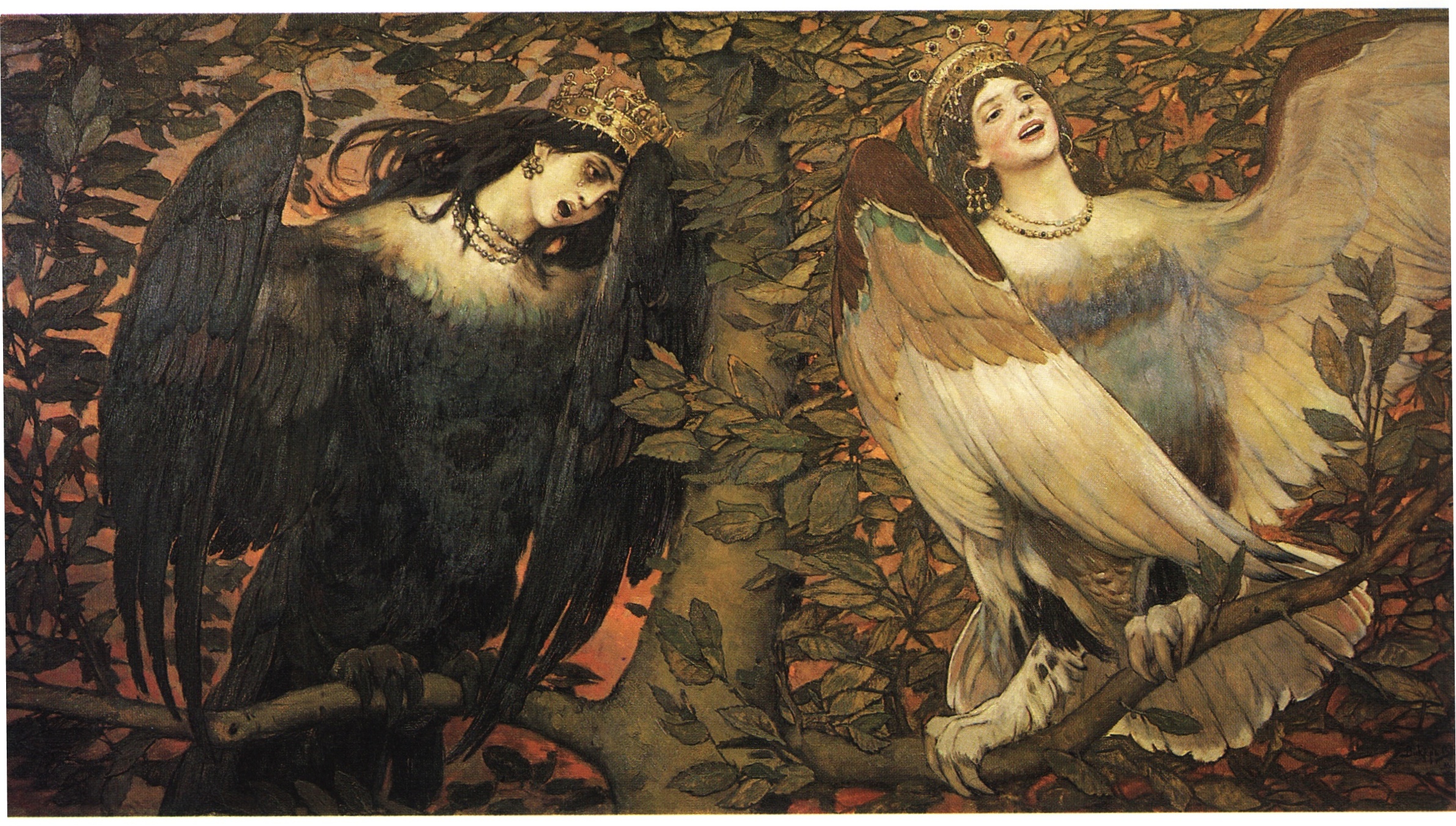 Sirin and Alkonost, Birds of Sorrow and Joy, 1896