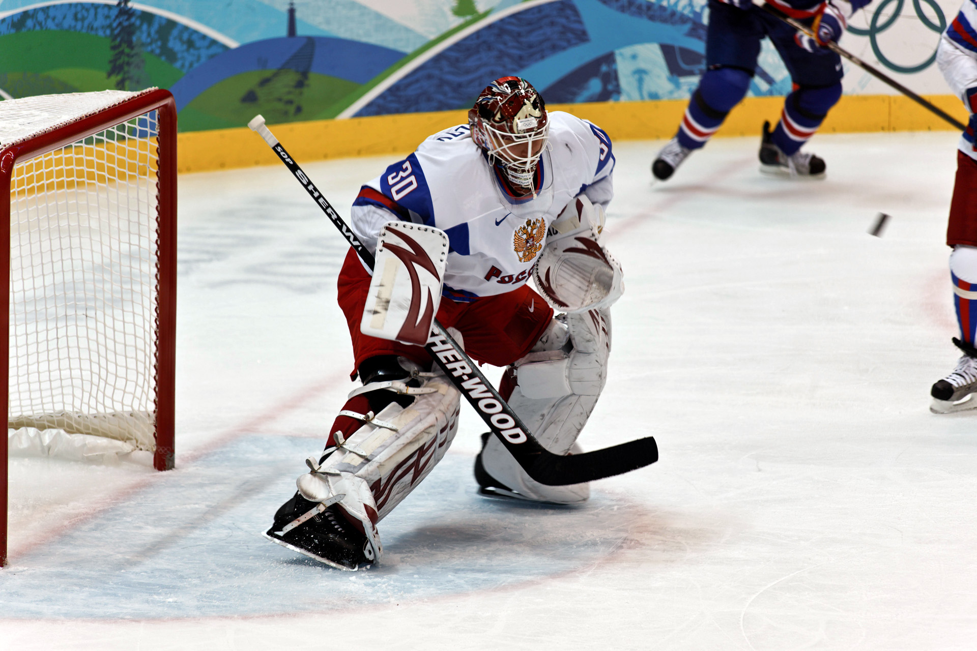 Ilya Bryzgalov at the 2010 Winter Olympics.