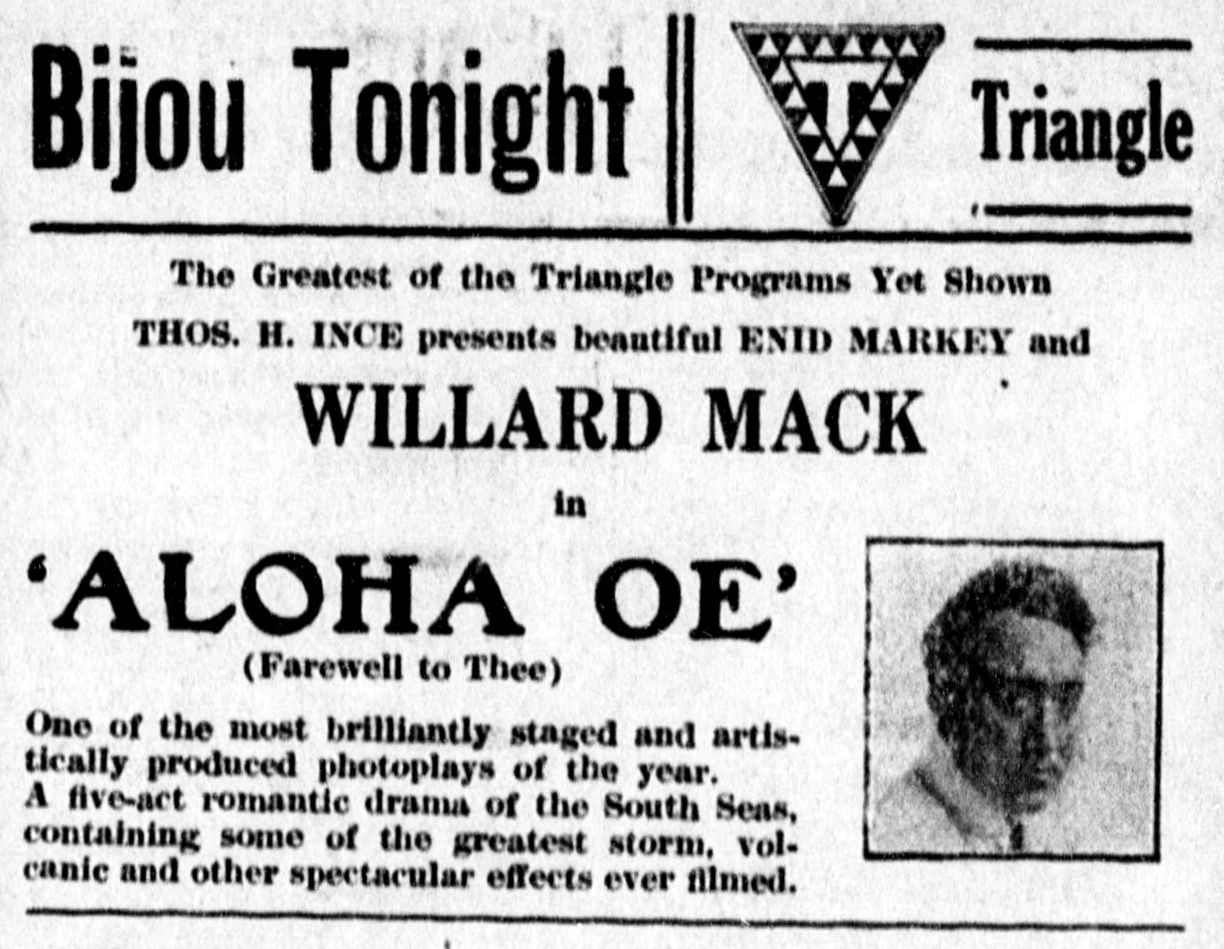 Aloha Oe (1916)