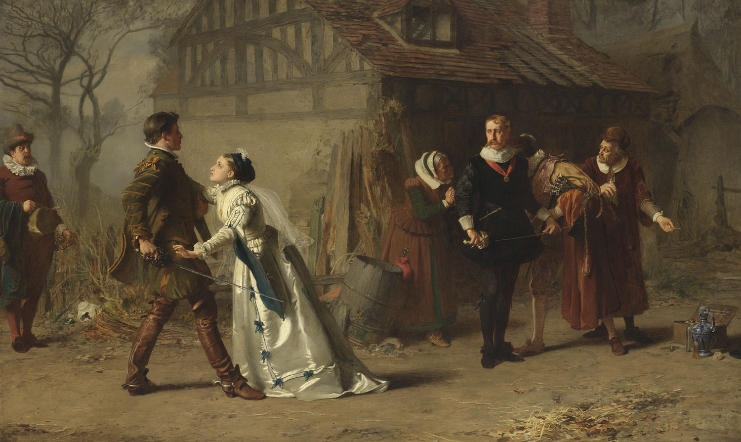 An Interrupted Duel (1868).