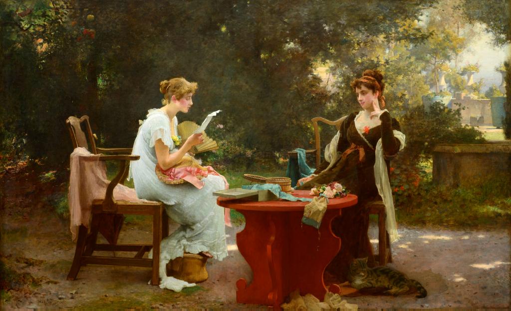 Her First Love Letter.