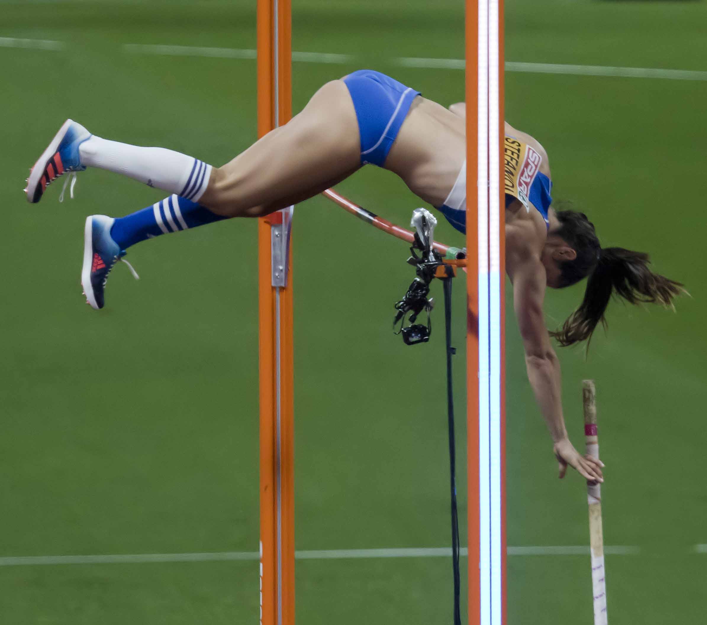 2022년 뮌헨에서 열린 2022년 유럽 육상 선수권 대회에 참가한 스테파니디