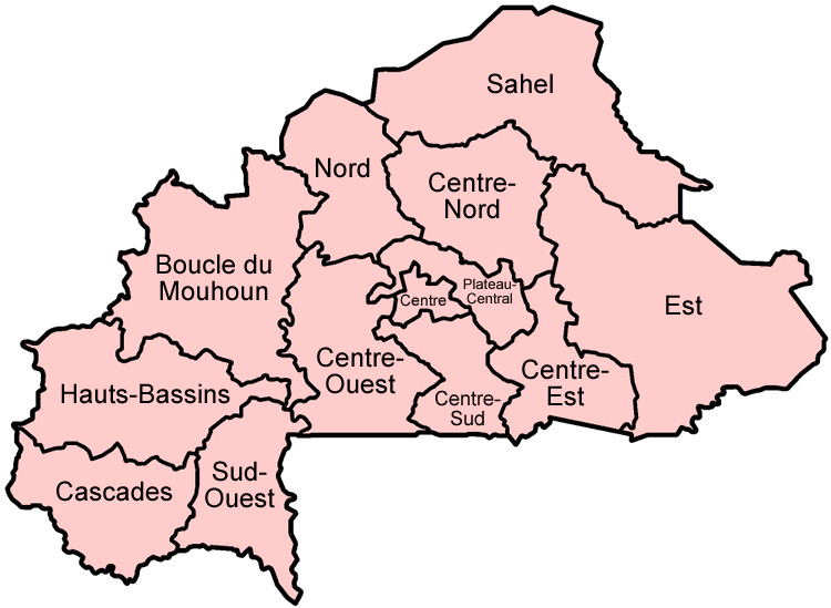 Wilayah-wilayah Burkina Faso.