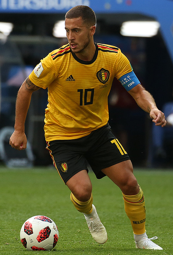 Eden Hazard, salah satu pemain sepak bola Belgia paling terkenal.