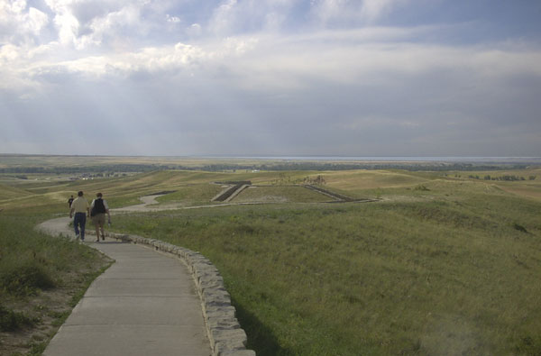 Area di Big Horn County, Montana tempat Pertempuran Little Bighorn terjadi.