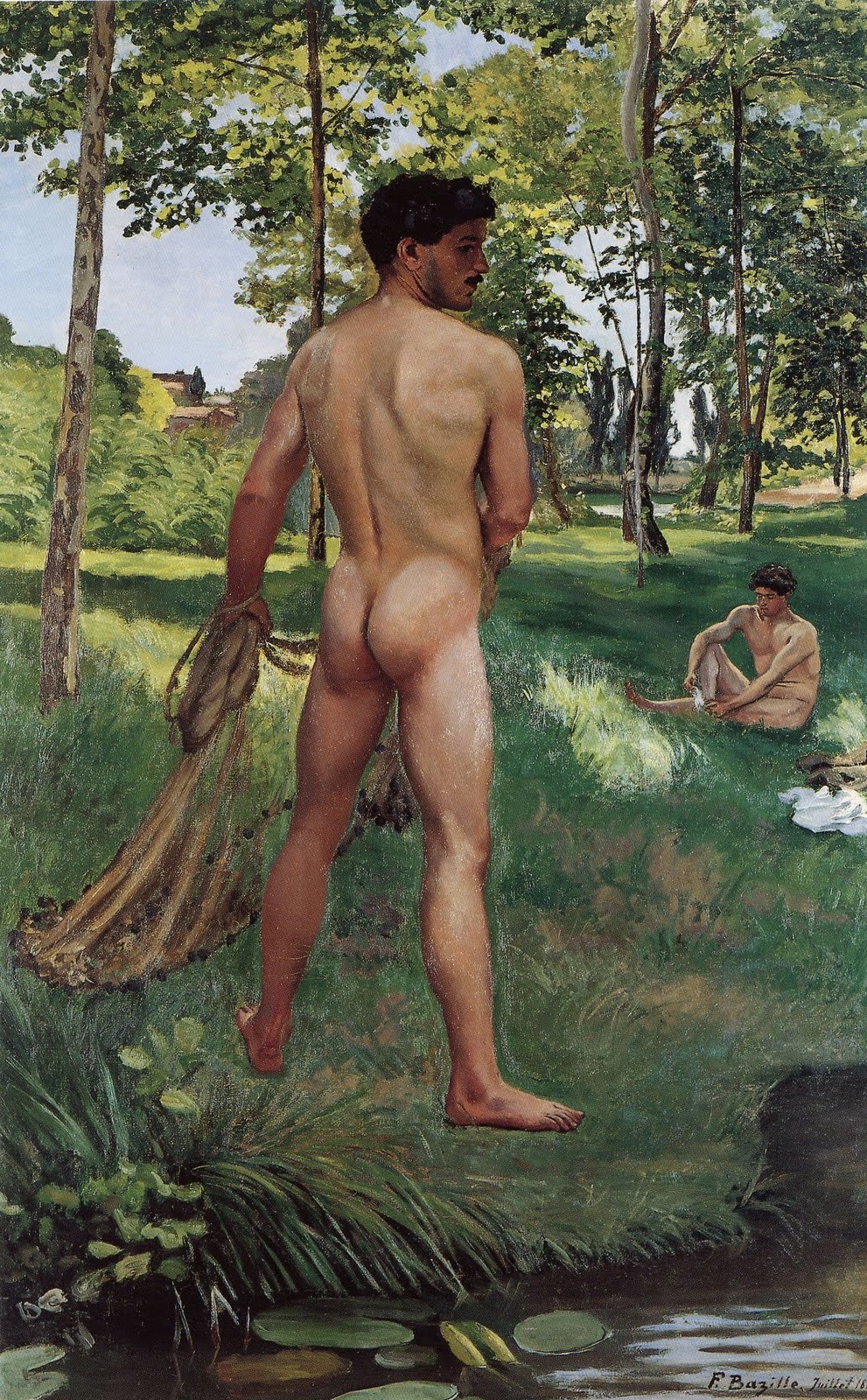《그물 든 어부》, 1868년.
