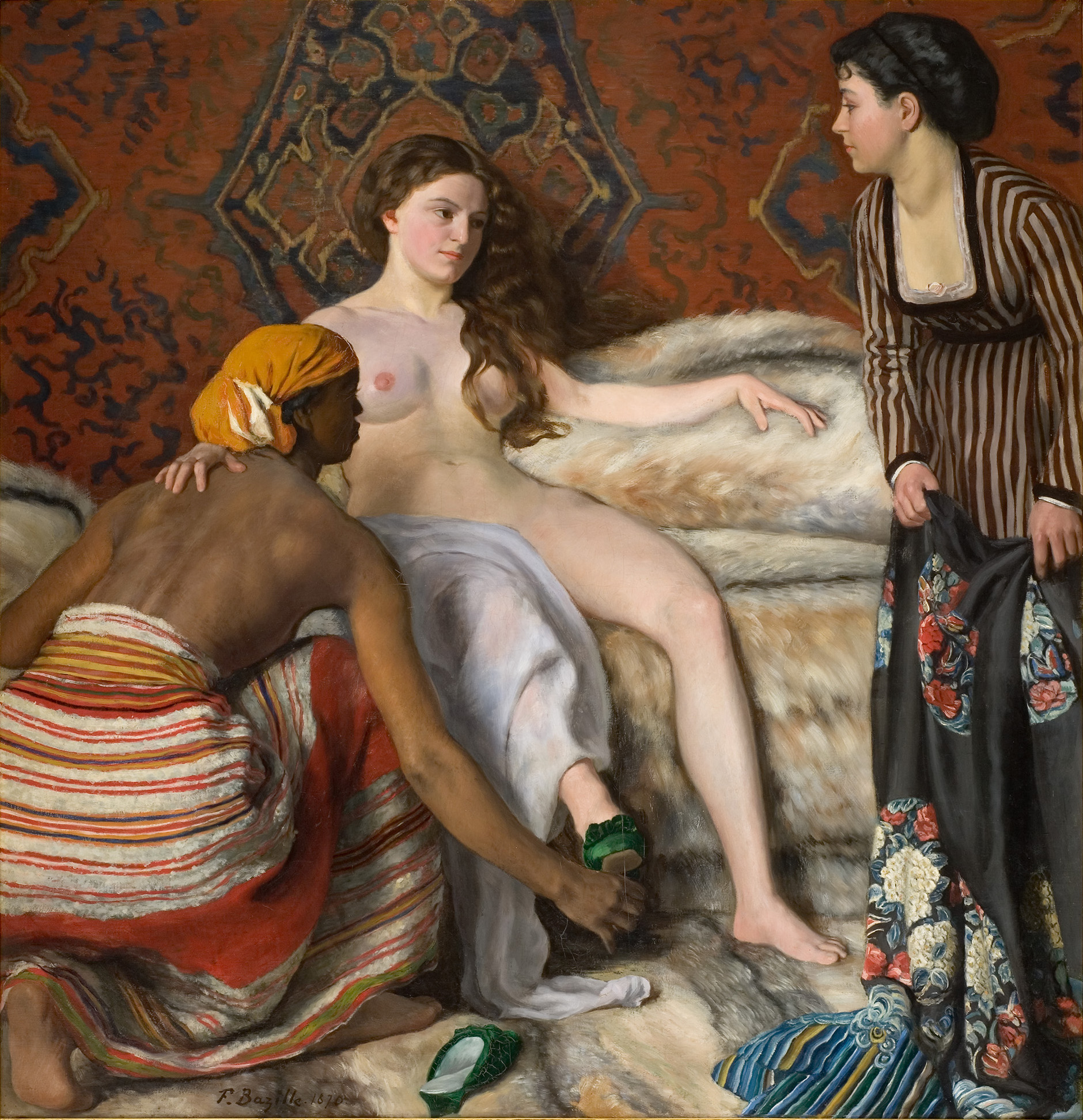 《몸단장》, 1870년.