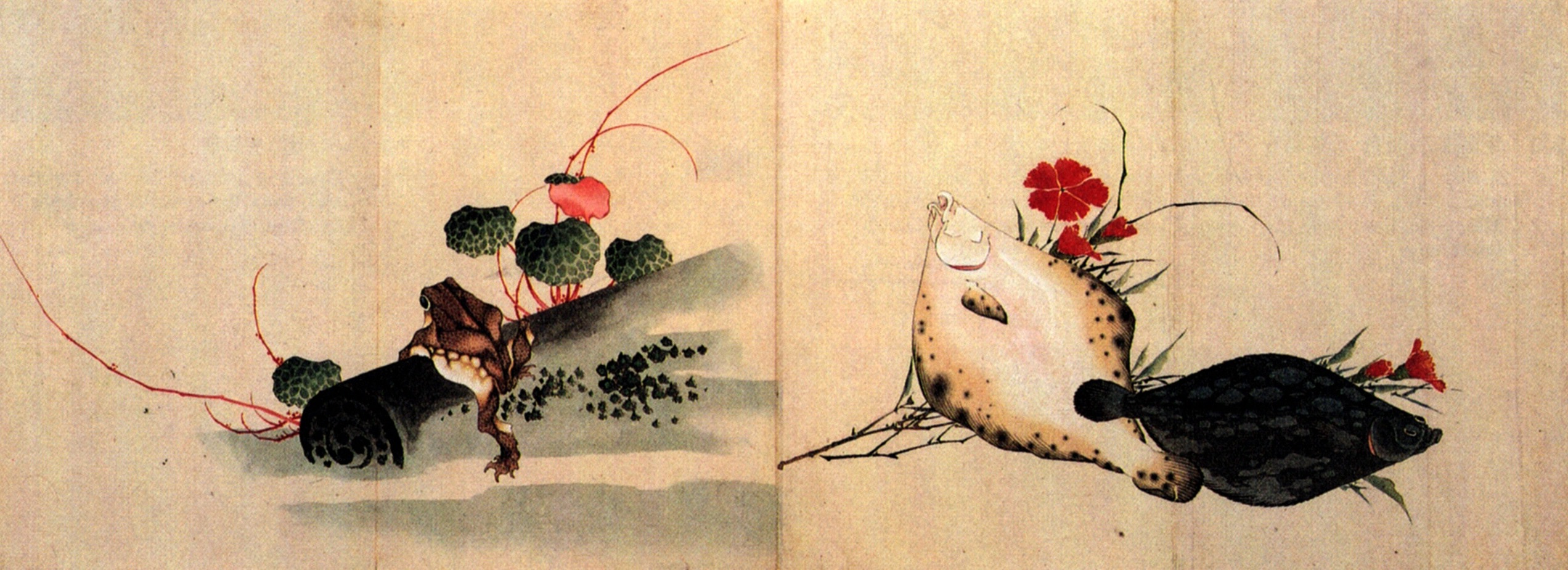 『蛙とゆきのした』『鰈と撫子』。