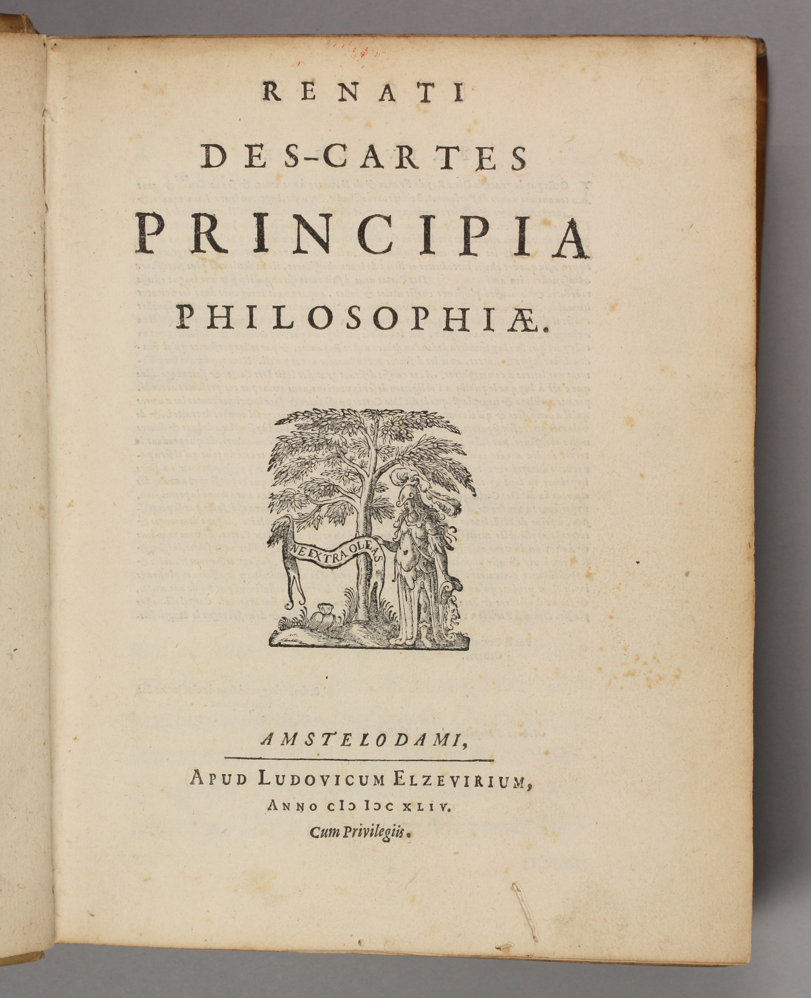 철학의 원리 (Principia philosophiae), 1644년.