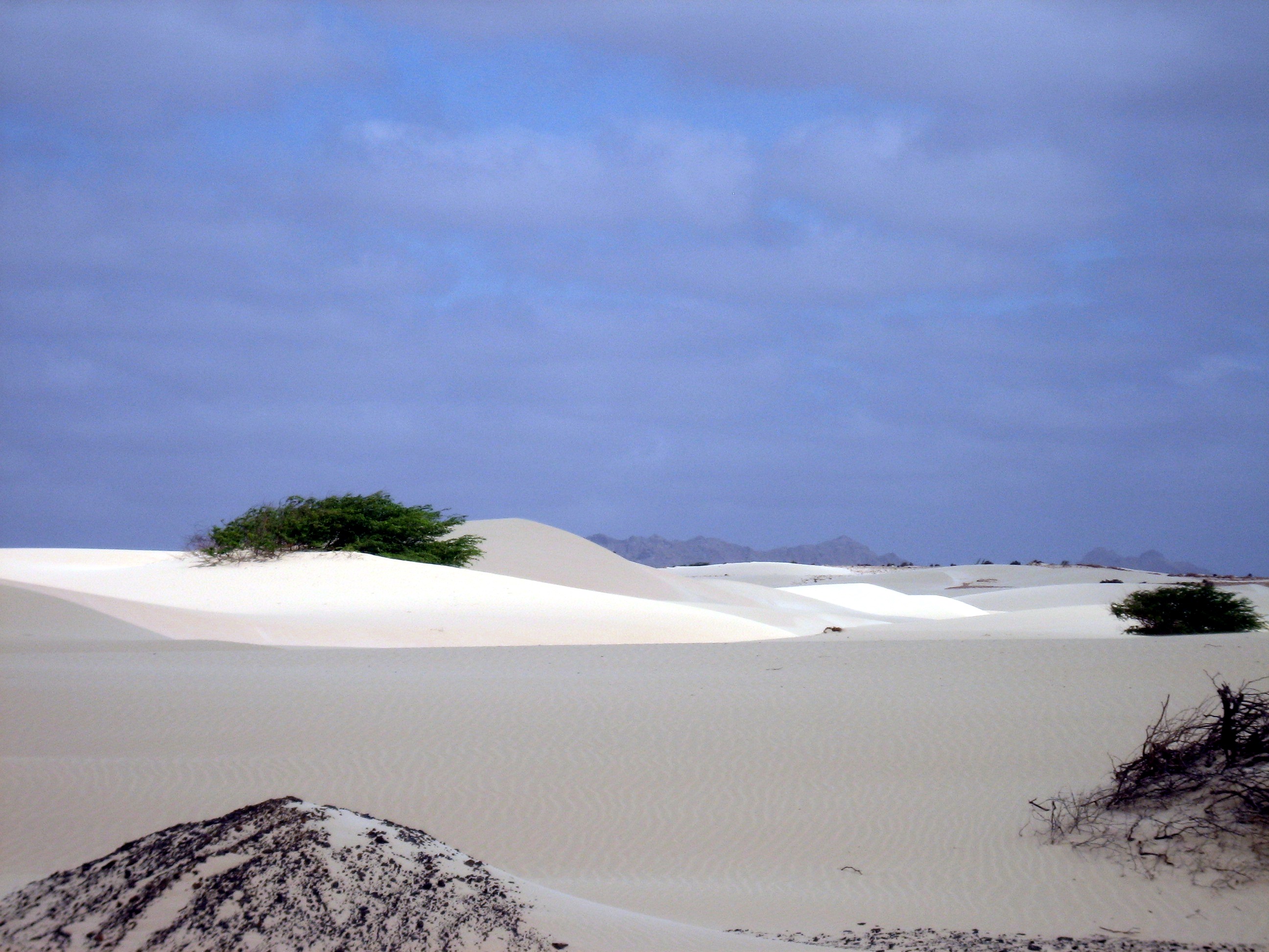 The Deserto de Viana on Boa Vista Island, an example of the arid landscape found on some islands.