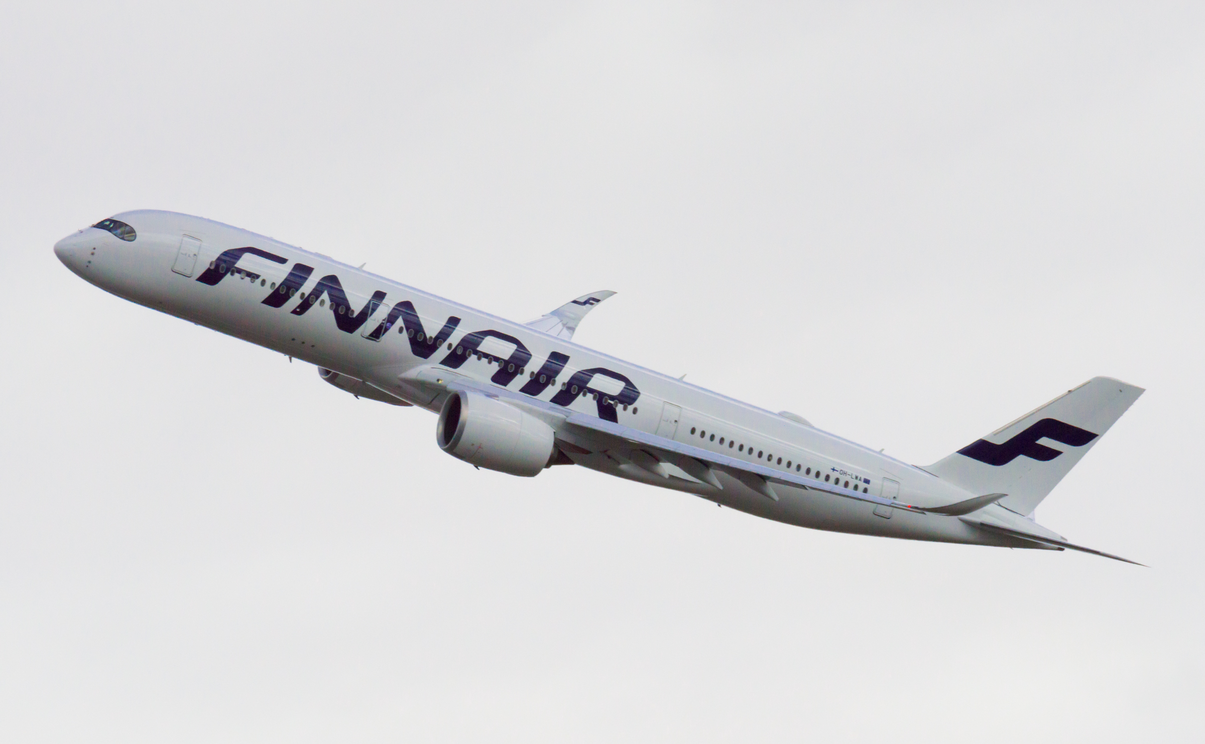 Một máy bay Finnair tại Sân bay Helsinki.