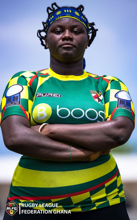 Seorang atlet wanita Ghana