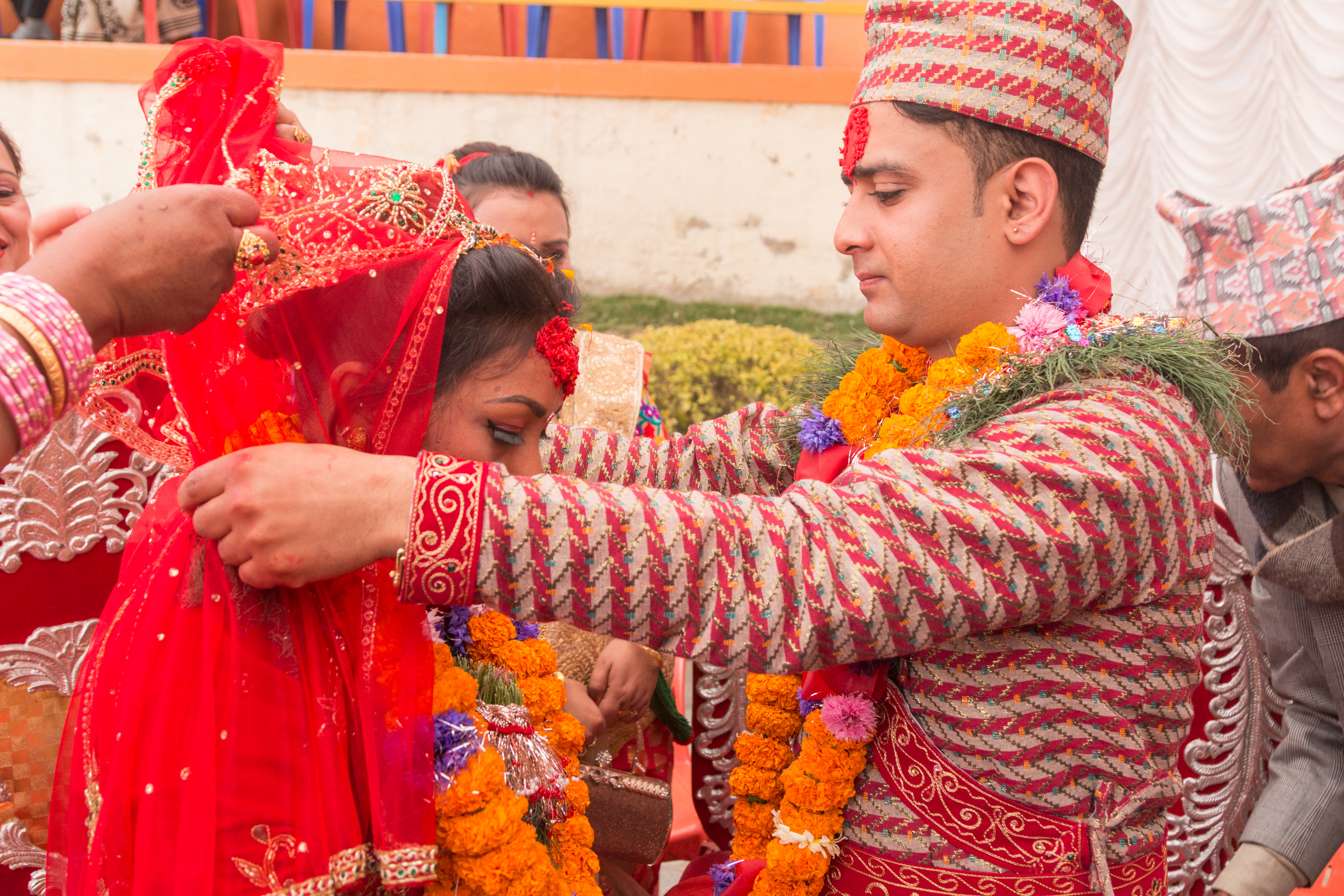 Perarakan perkahwinan Hindu di Nepal