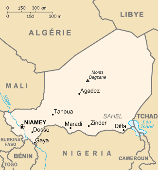Bản đồ Niger