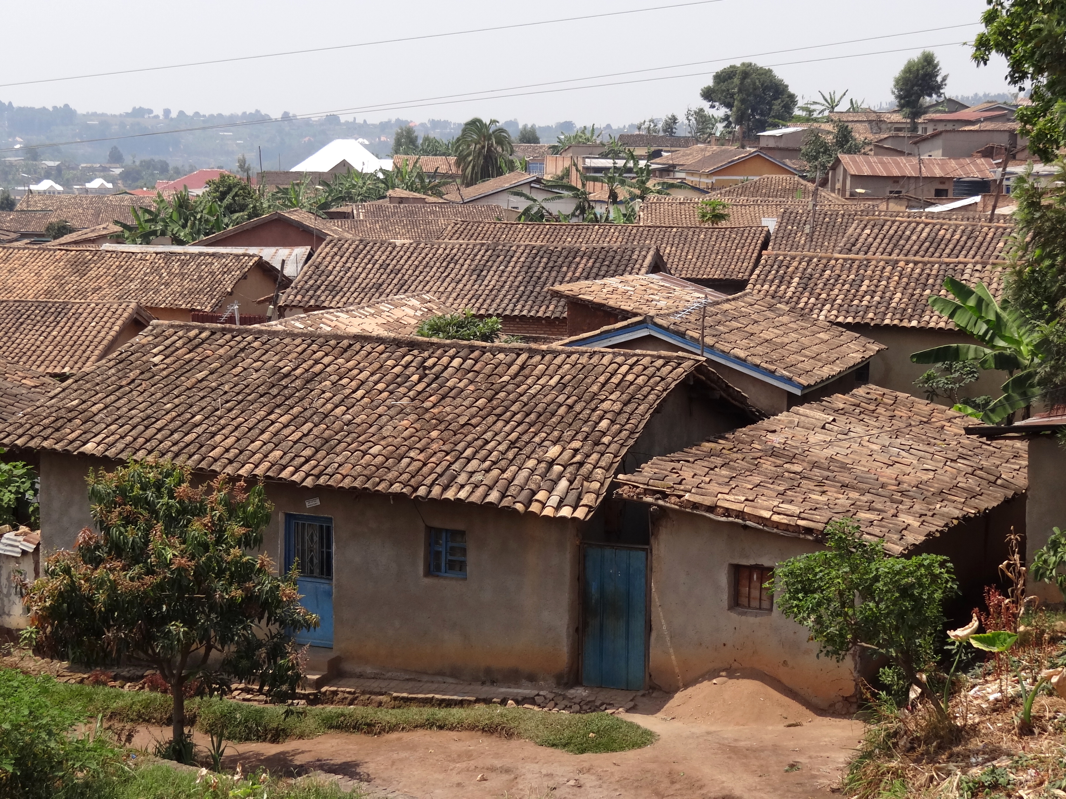 Colonial-era buildings in Muhanga-Gitarama