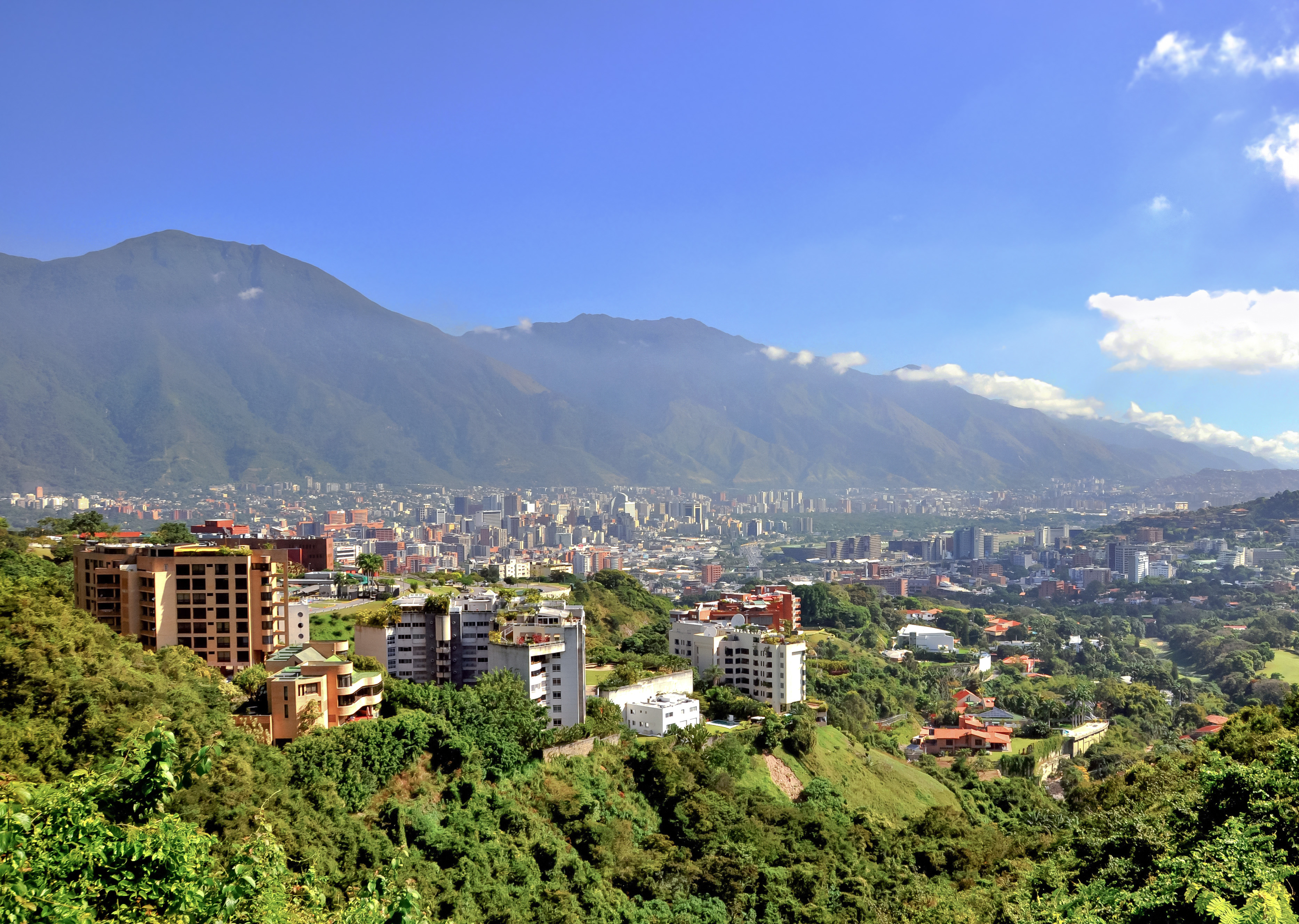 View of Caracas from Mirador de Valle Arriba