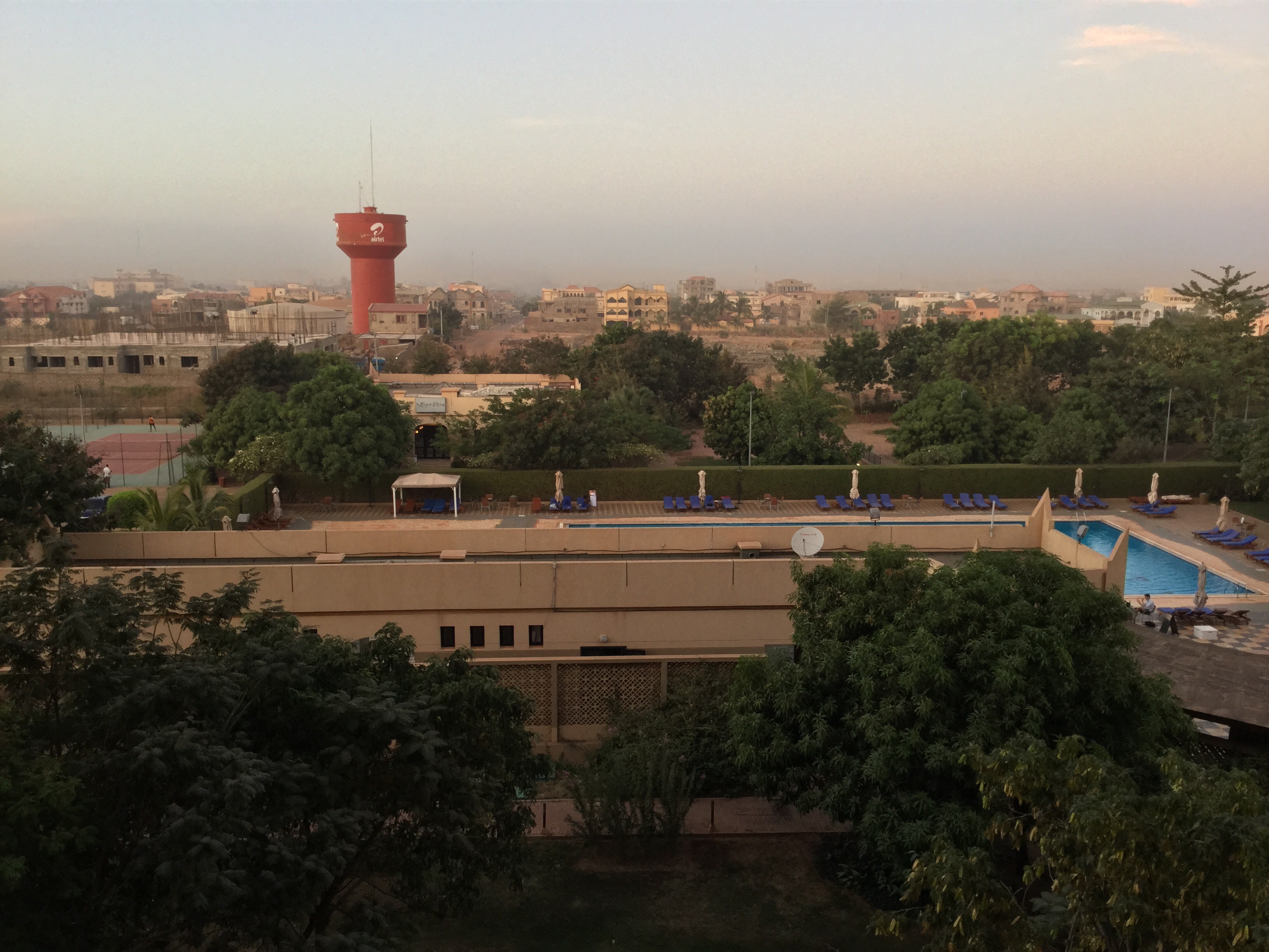 Ouaga 2000 complex in Ouagadougou, a modern development area.