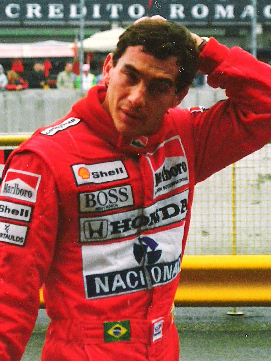 Ayrton Senna, Formula One legend.