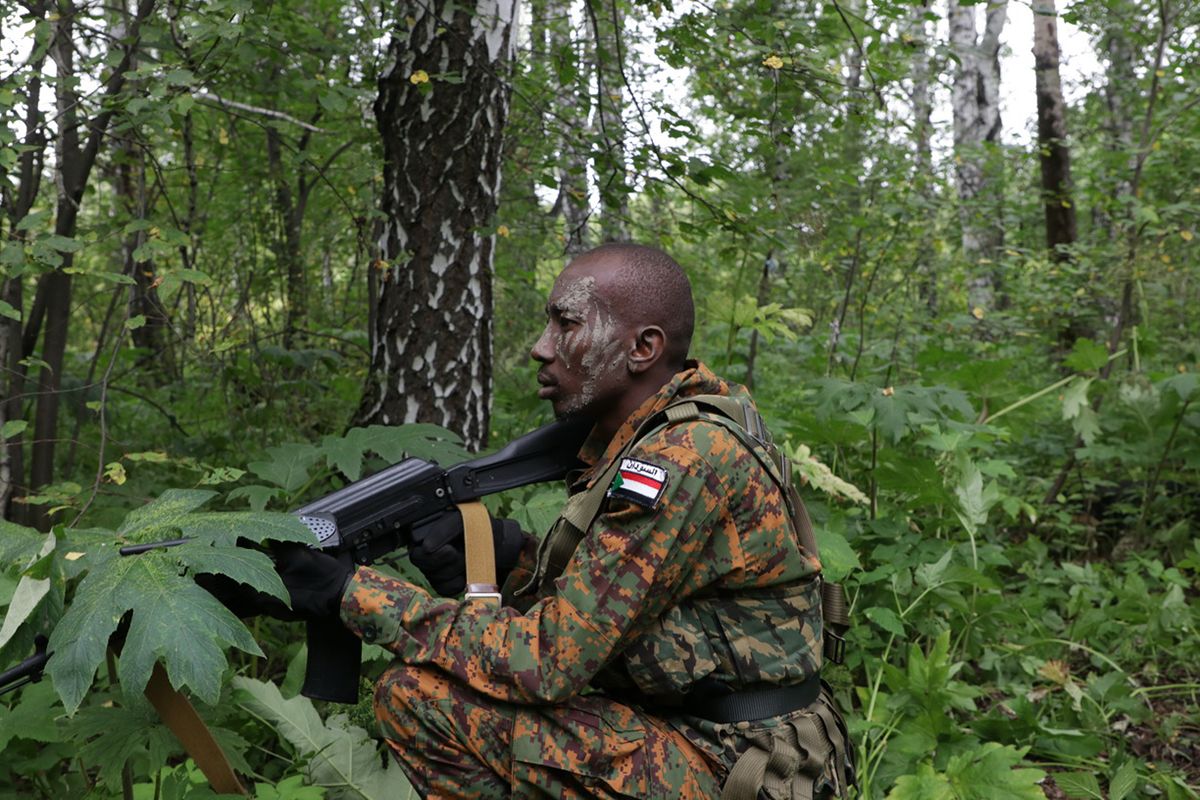 Seorang tentara Sudan.