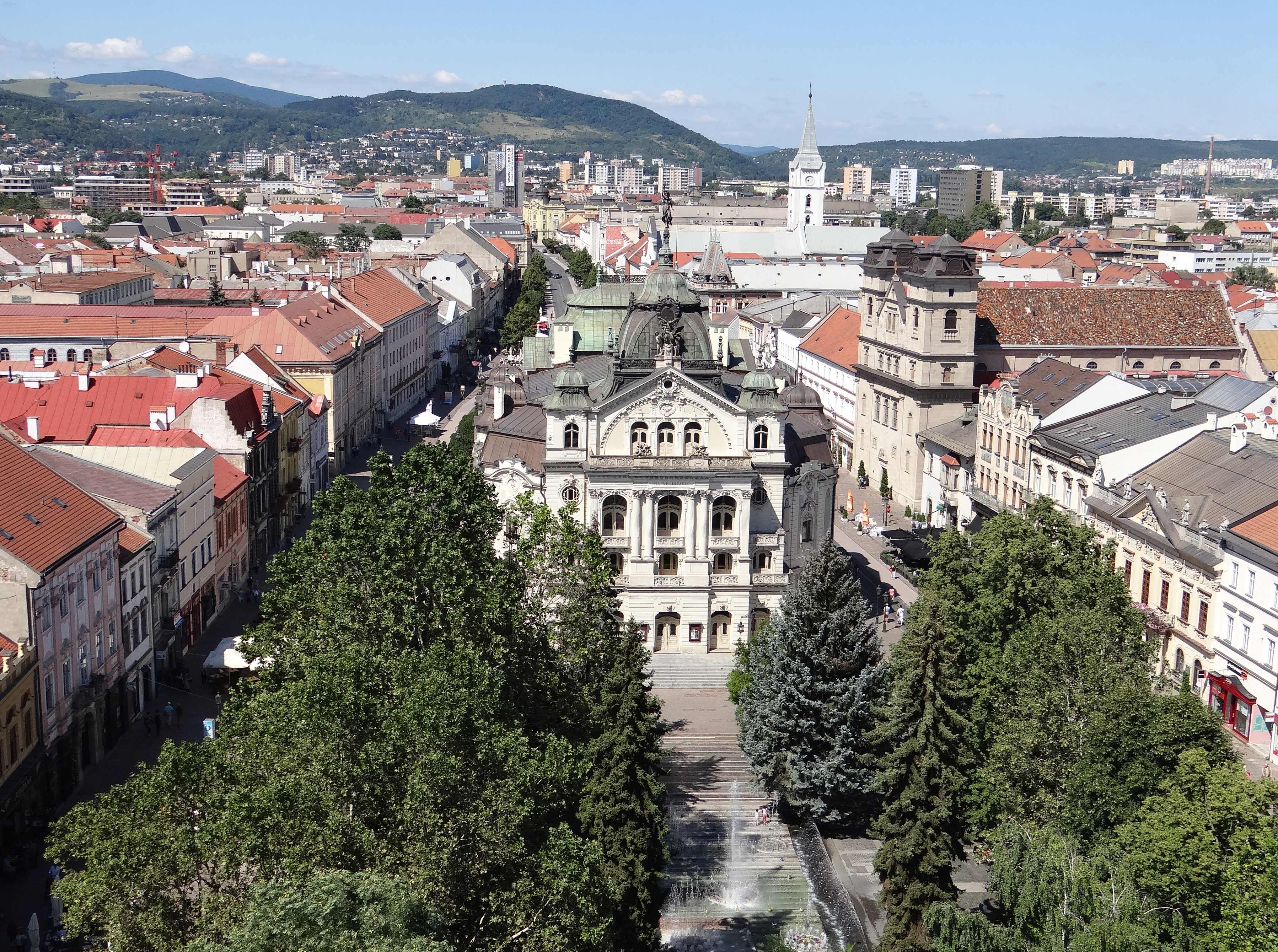 Pemandangan Kota Tua Košice