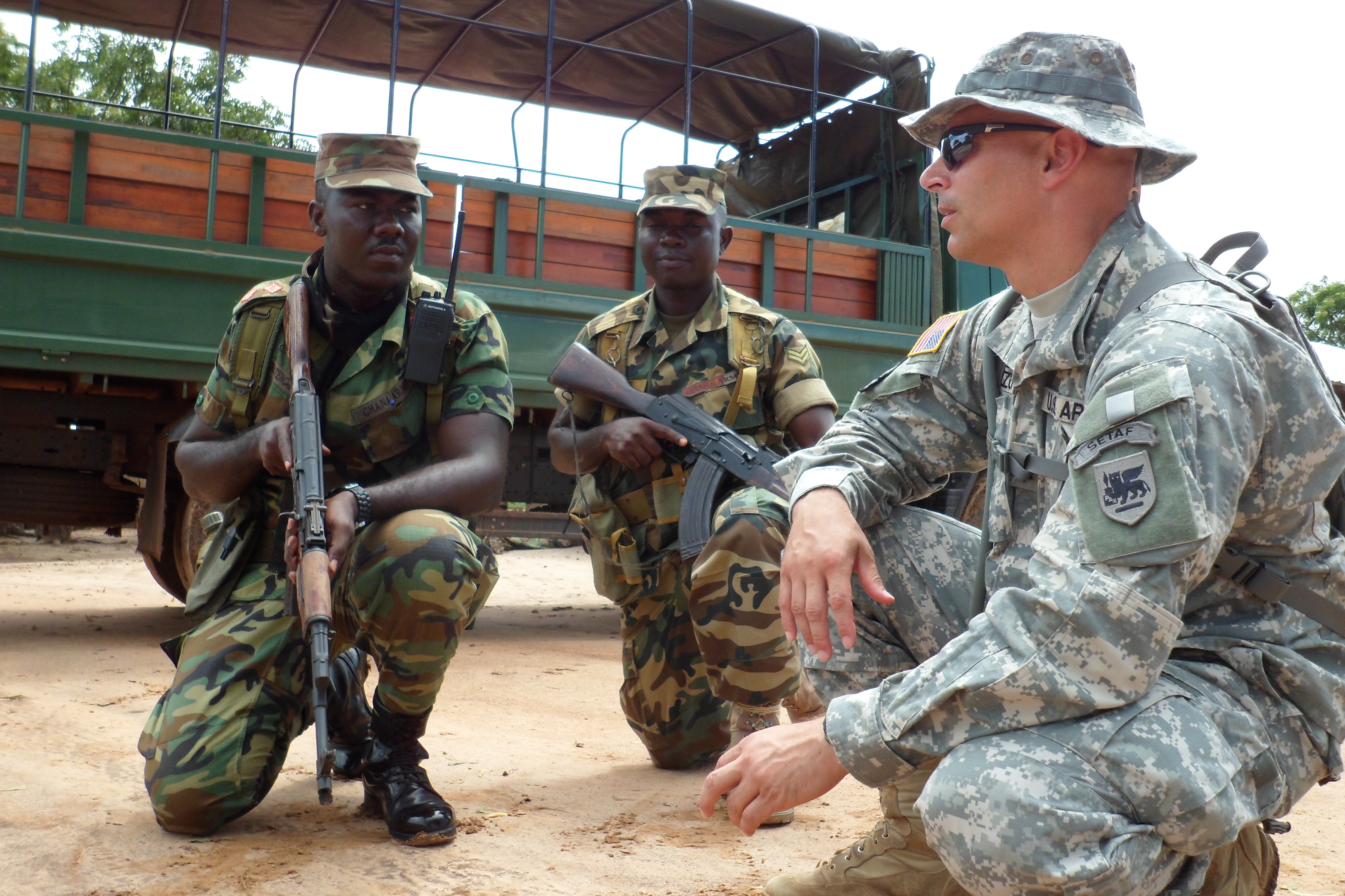 Tentara Sierra Leone dan Amerika Serikat