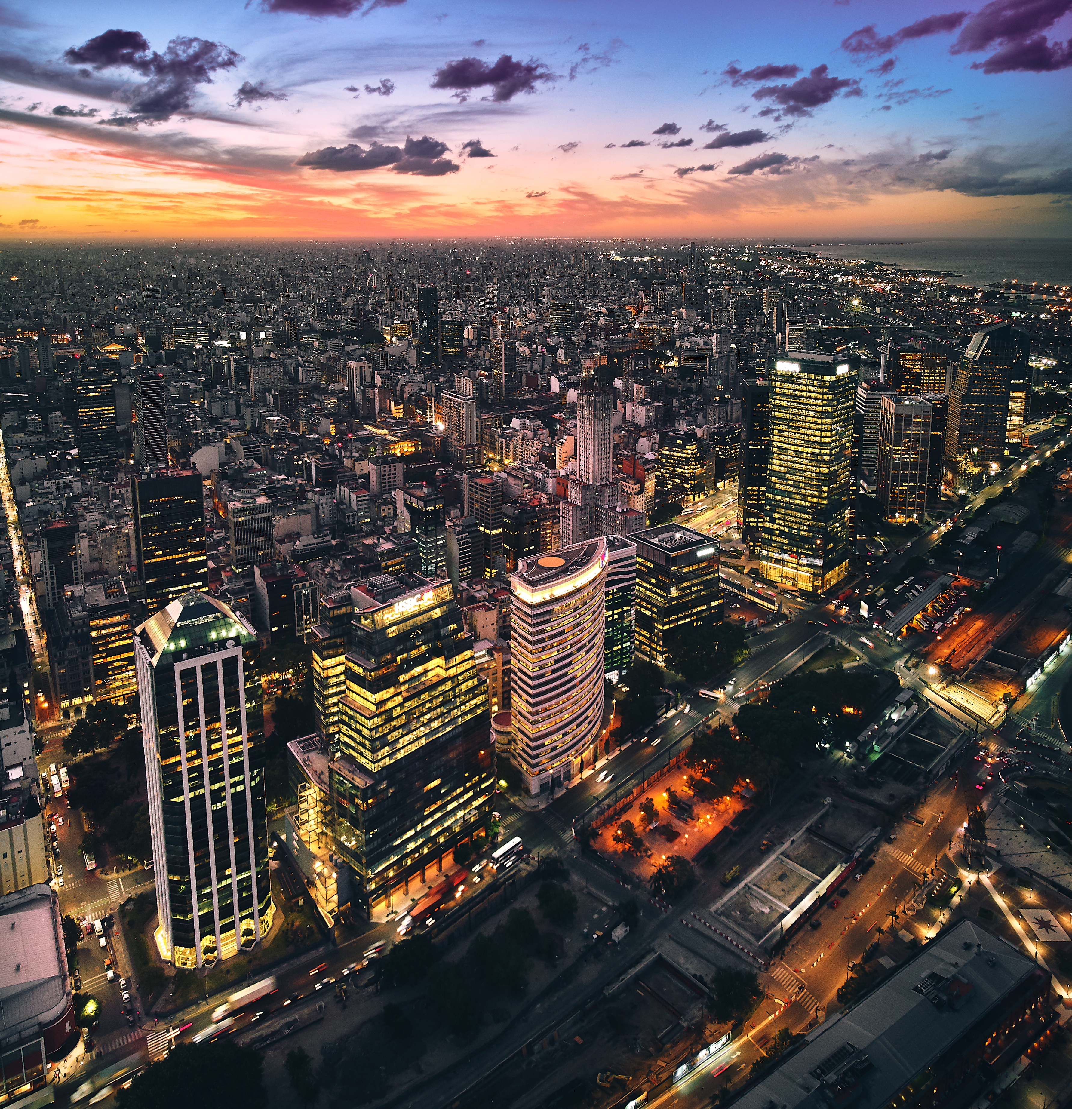 Puerto Madero, a redeveloped district in Buenos Aires, reflecting modern urban trends in Argentina's largest metropolitan area.