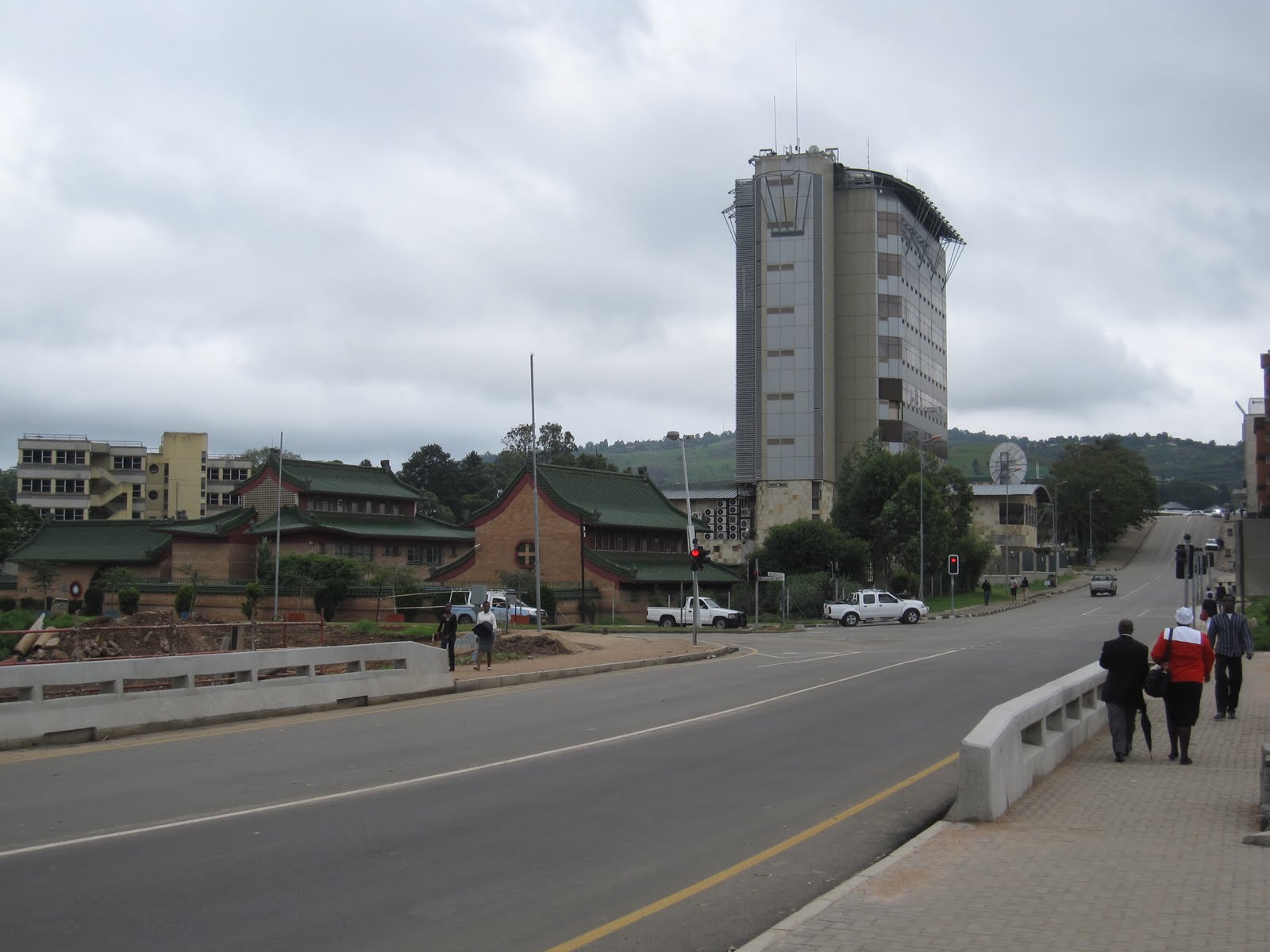 The Central Bank of Eswatini building in Mbabane, the administrative capital.