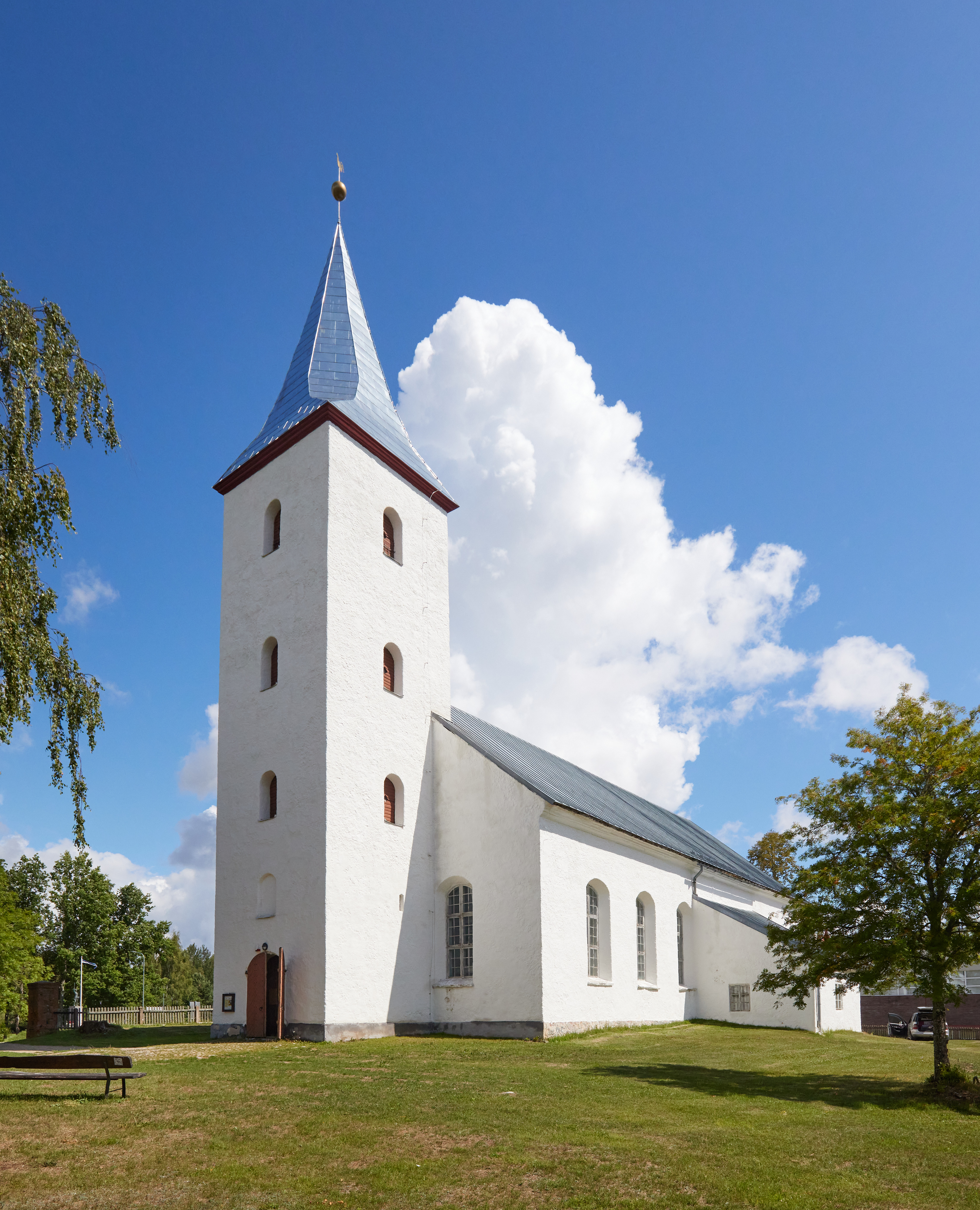 A Lutheran parish church in Rõuge. While historically dominant, Lutheranism is now the second-largest Christian denomination in Estonia after Eastern Orthodoxy, reflecting shifts in the country's religious landscape.