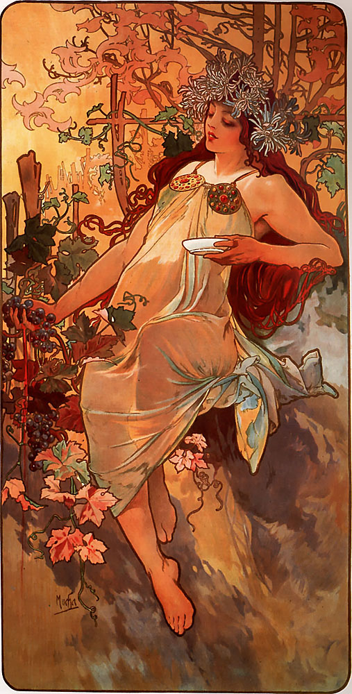 Musim Luruh oleh Alphonse Mucha