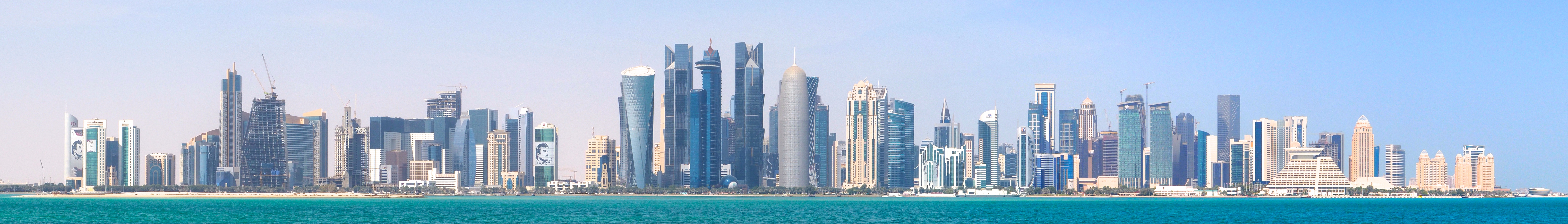Đường chân trời của Doha, thủ đô và thành phố lớn nhất Qatar