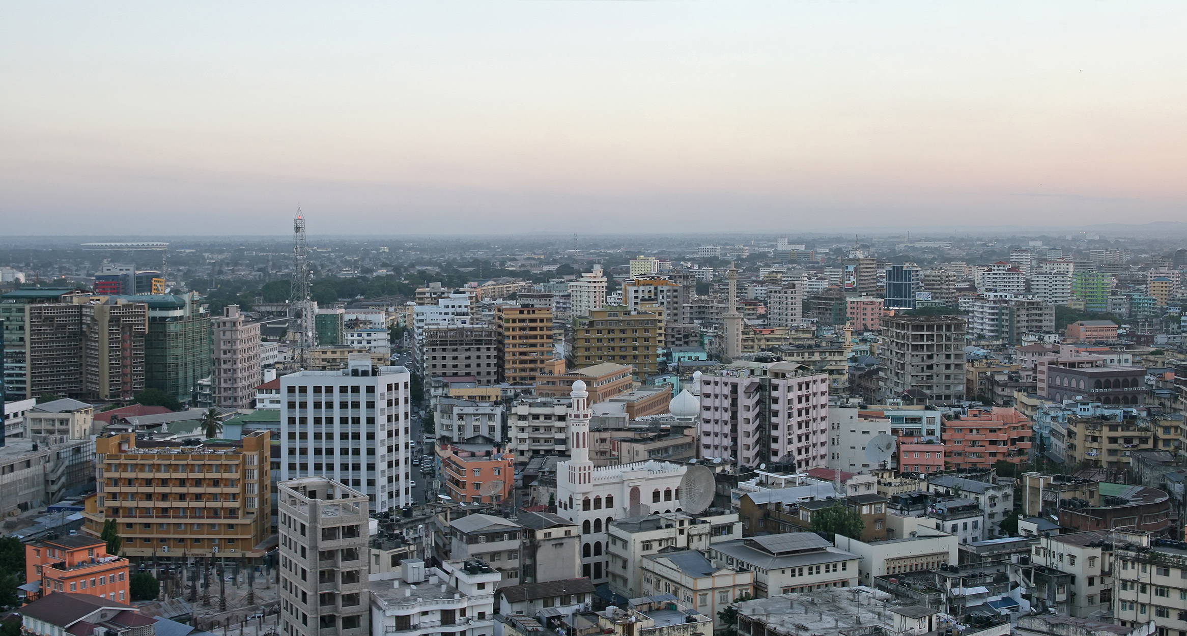 Dar es Salaam, kota terbesar di Tanzania.