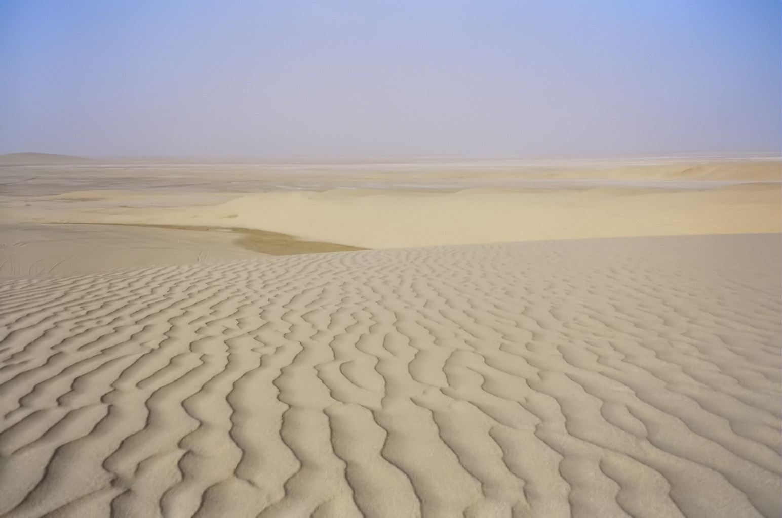 Sa mạc ở Qatar.