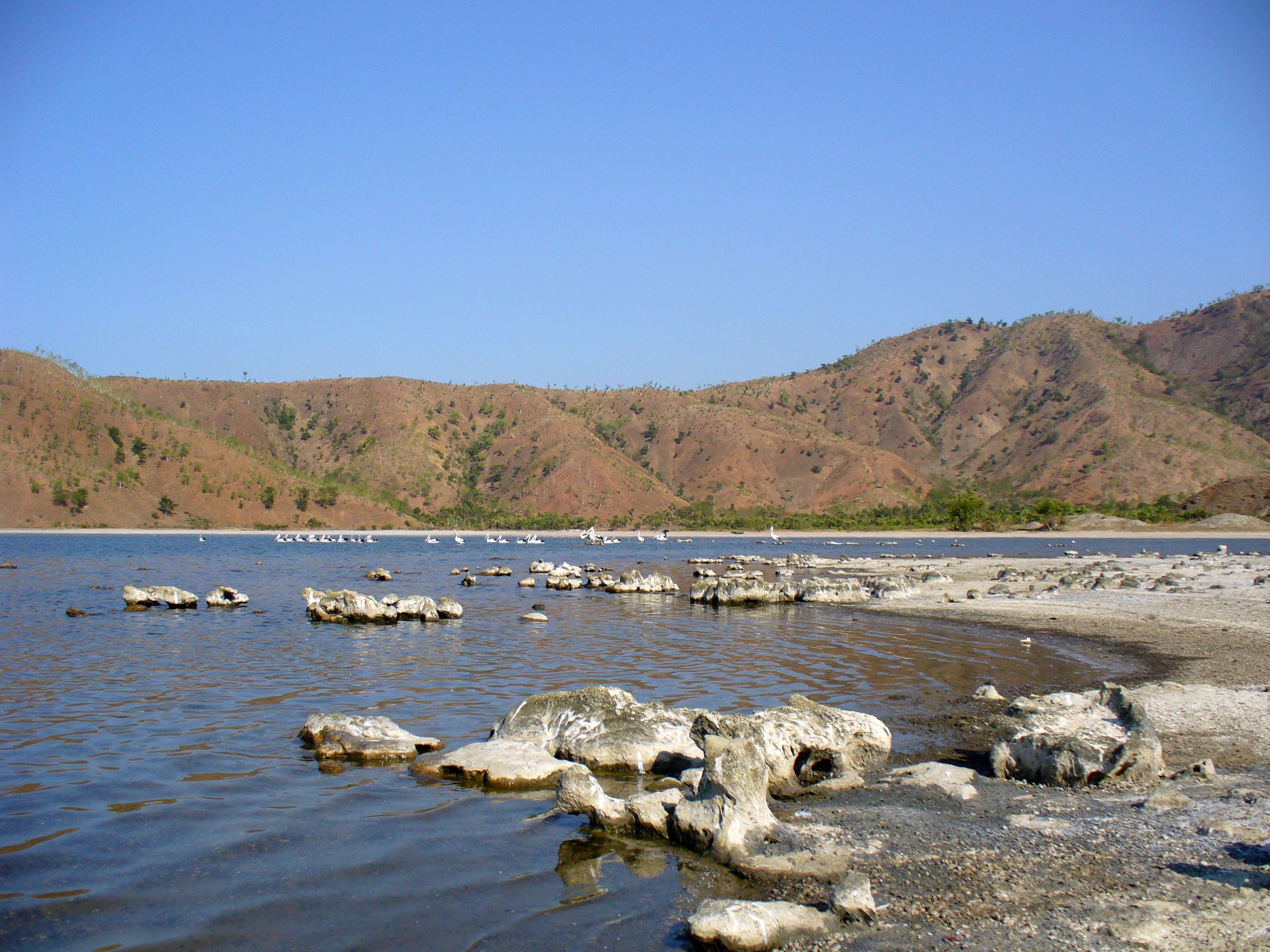 The Tasitolu area near Dili, featuring three salt lakes and a significant site for biodiversity and cultural importance.
