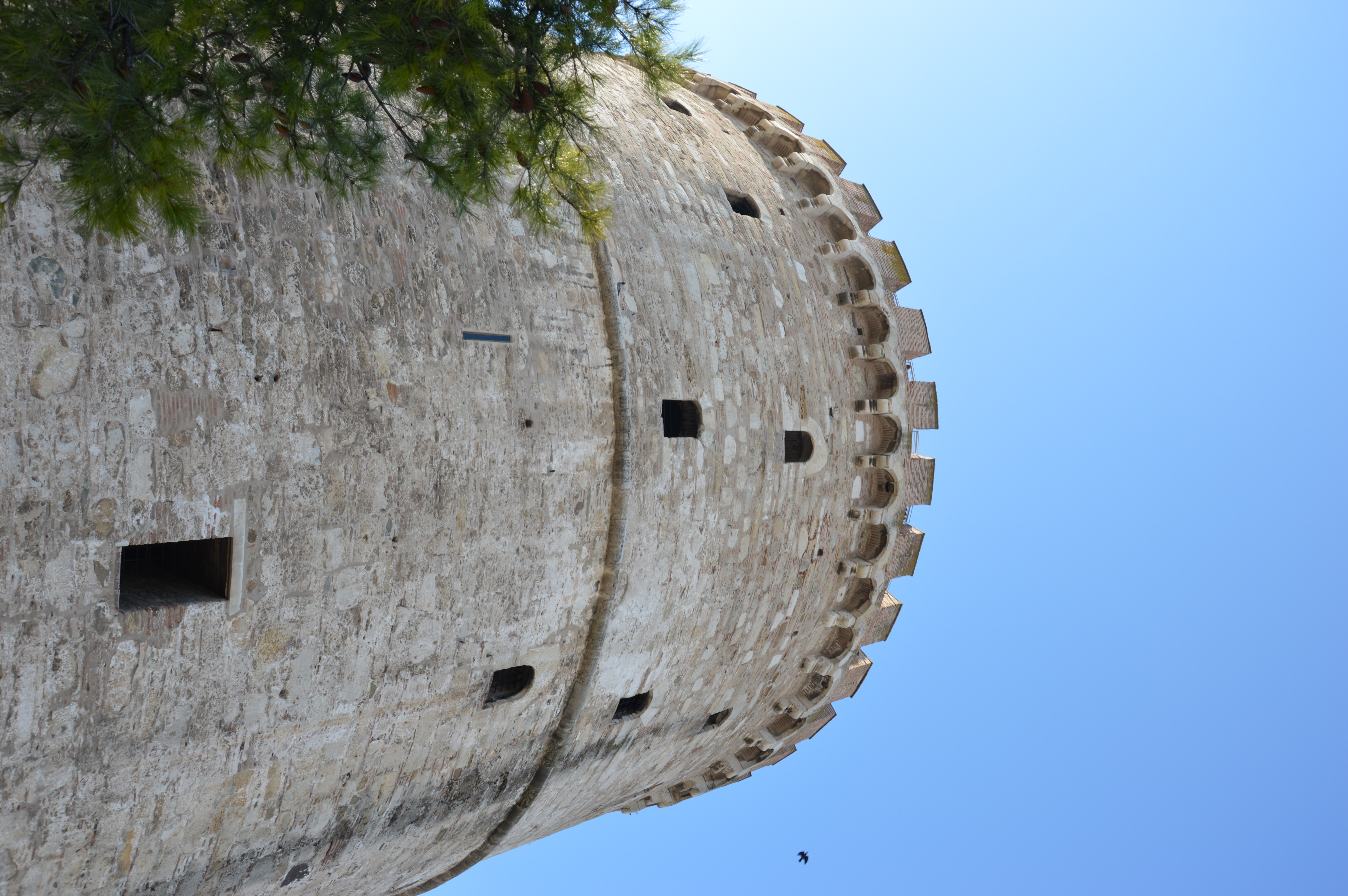 The White Tower of Thessaloniki, a prominent Ottoman-era structure in Greece, symbolizing a long period of foreign rule.