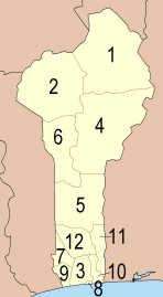 Departemen-departemen di Benin