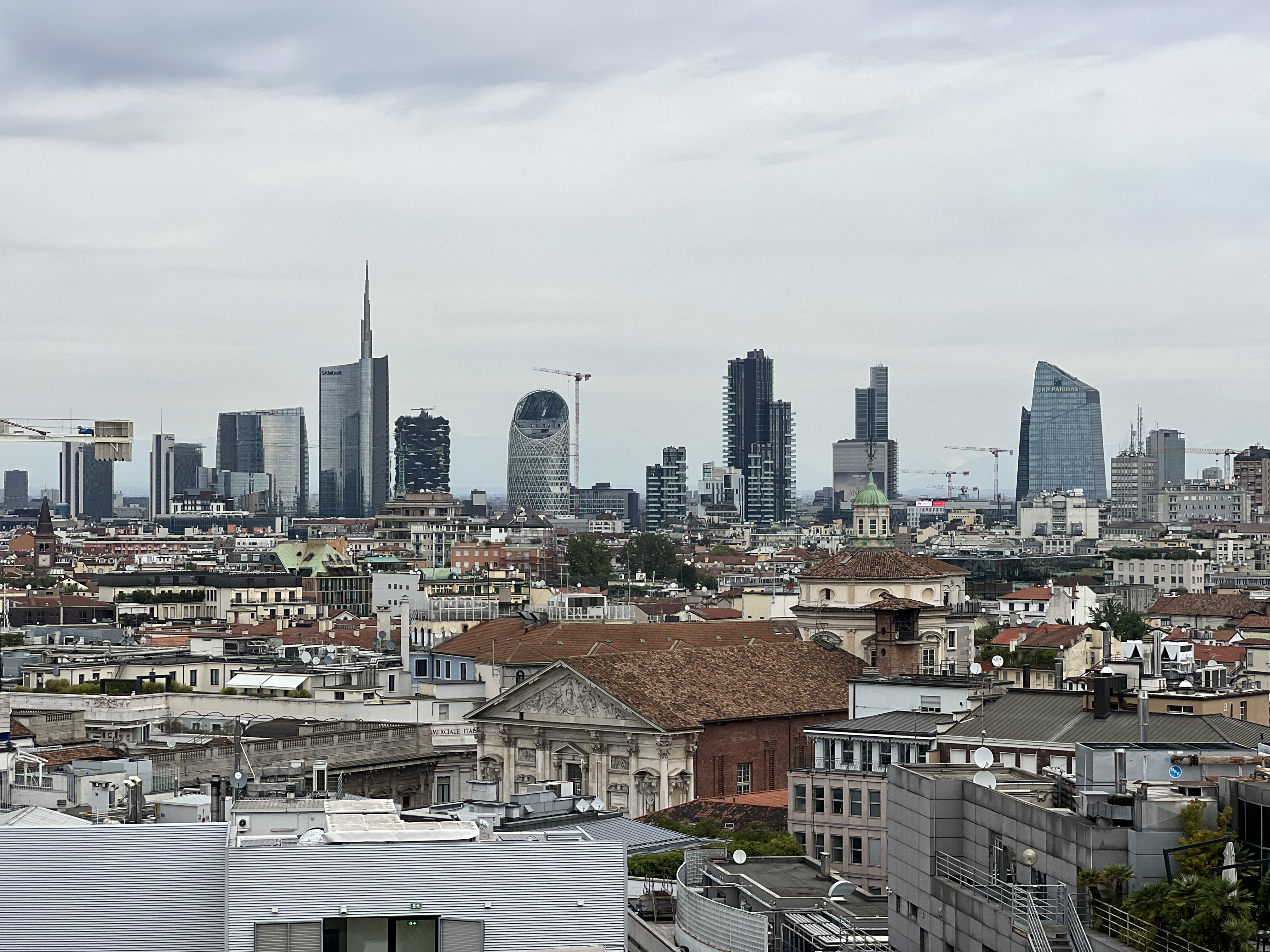 Skyline of Milan, Italy's second-largest city and financial hub.