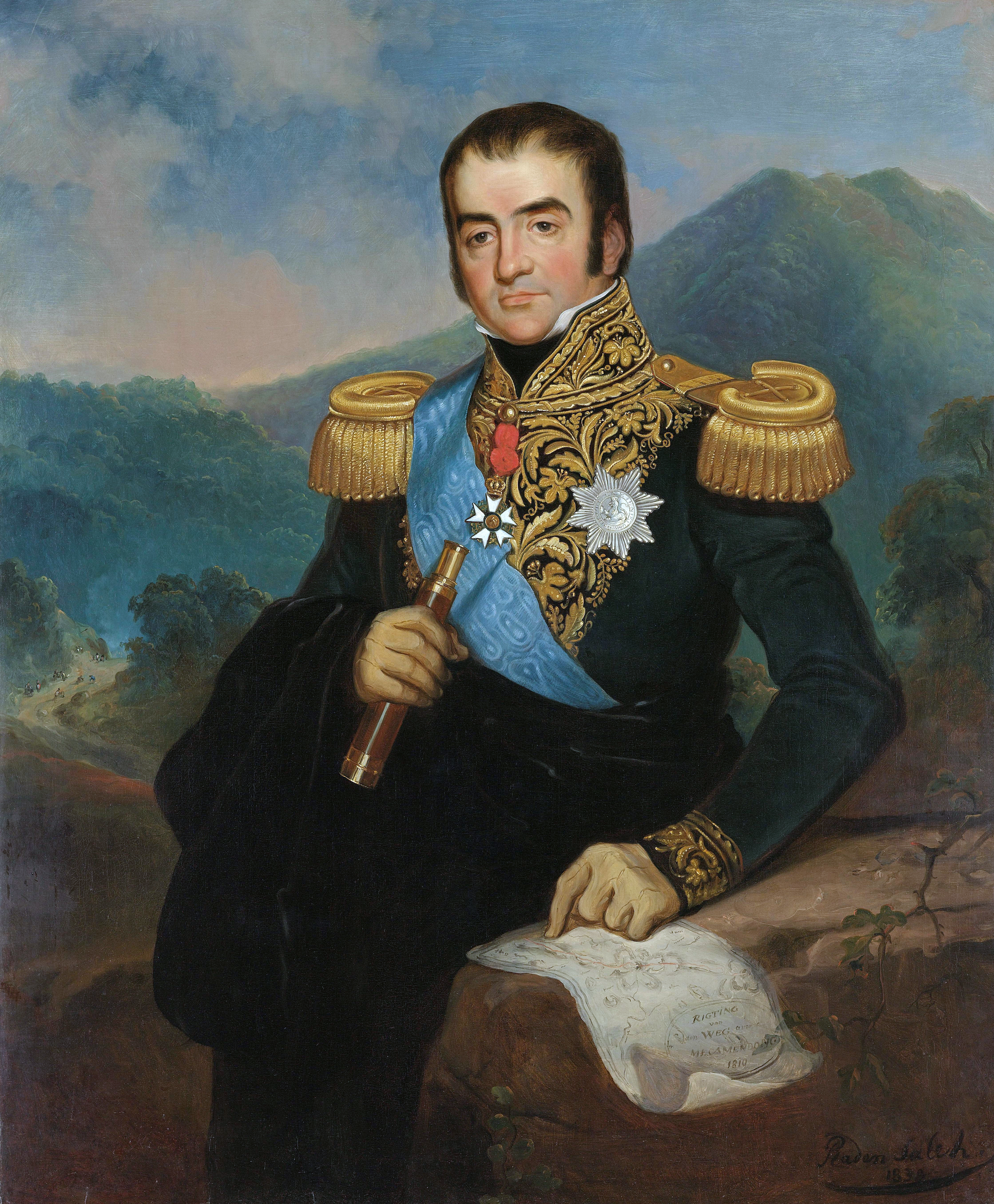 Potret Gabenor Jeneral Herman Willem Daendels.