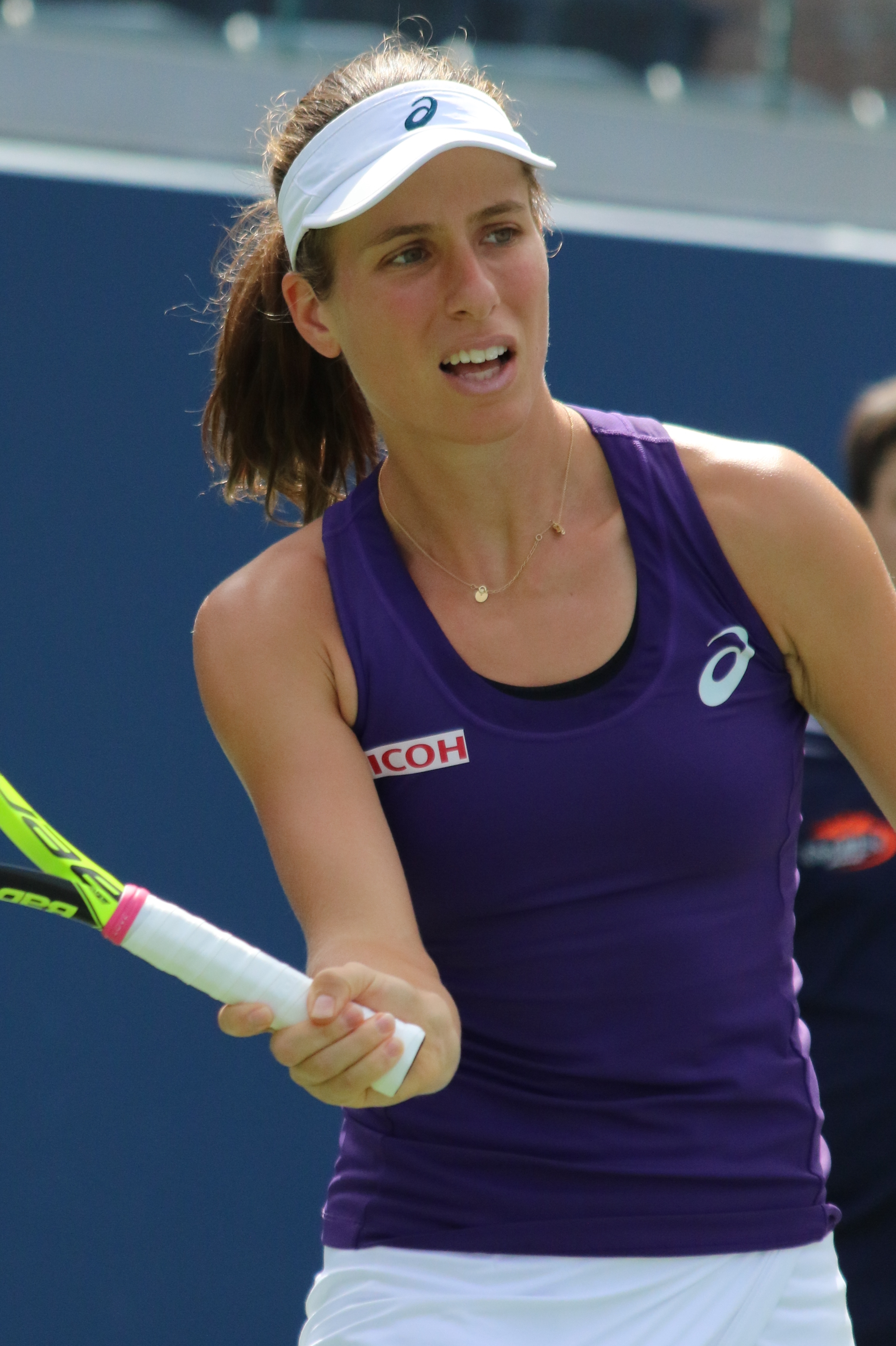Konta at the 2016 US Open