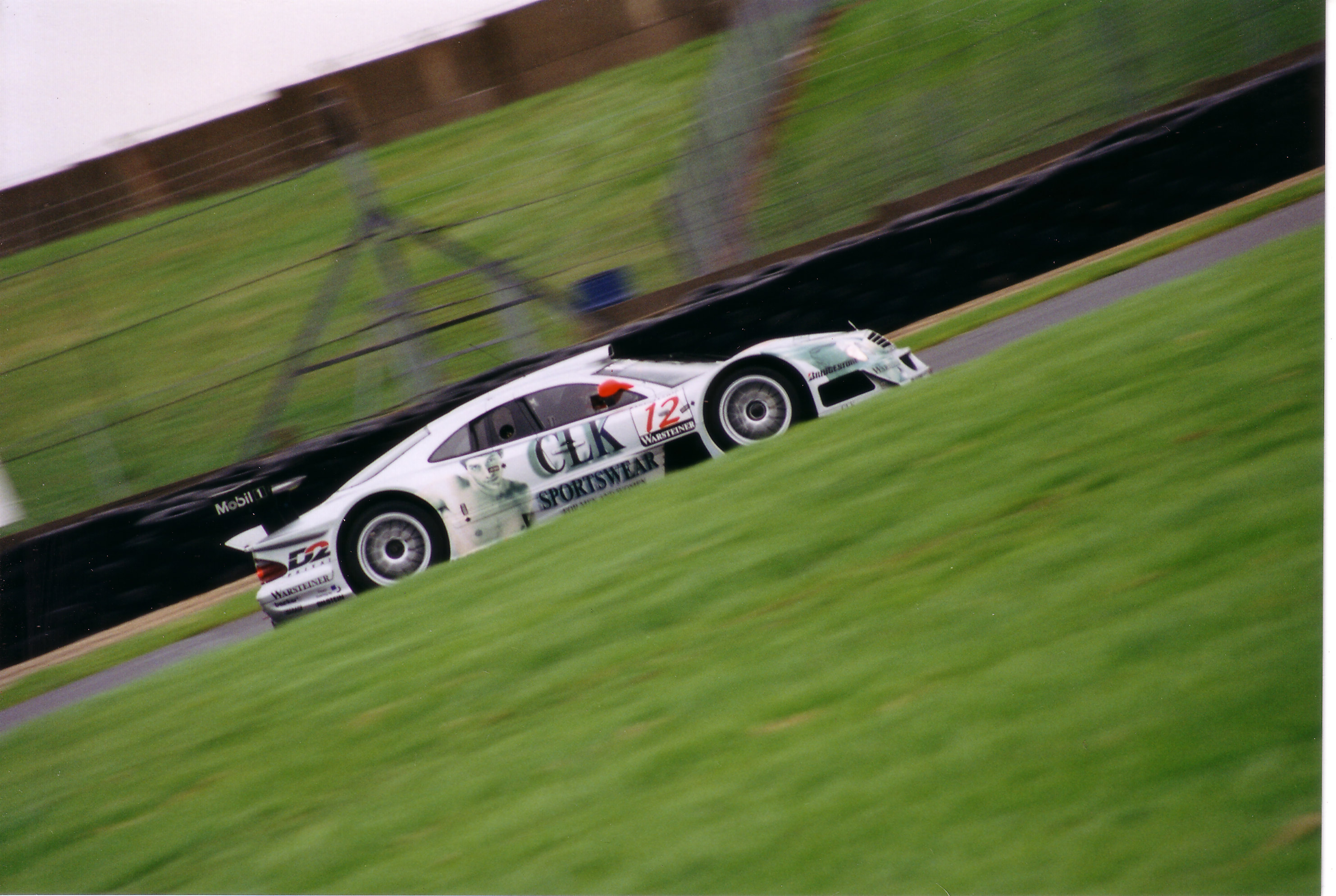 A Mercedes-Benz CLK GTR, a car related to the CLK-DTM Ludwig drove in 2000.