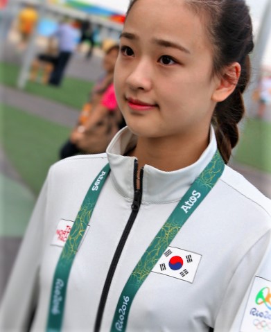 손연재가 2016년 리우데자네이루 올림픽에서 연기를 펼치는 모습