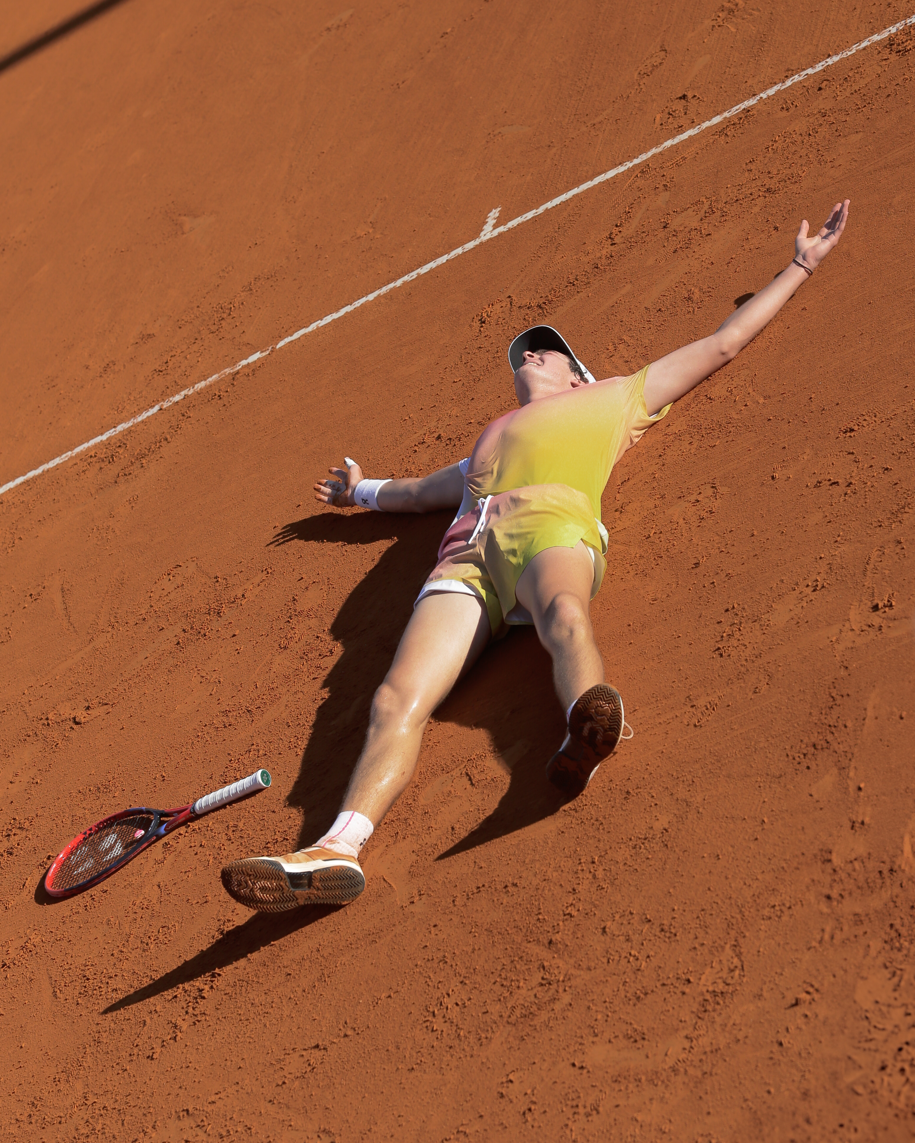 Fonseca celebrating his win in the Buenos Aires final