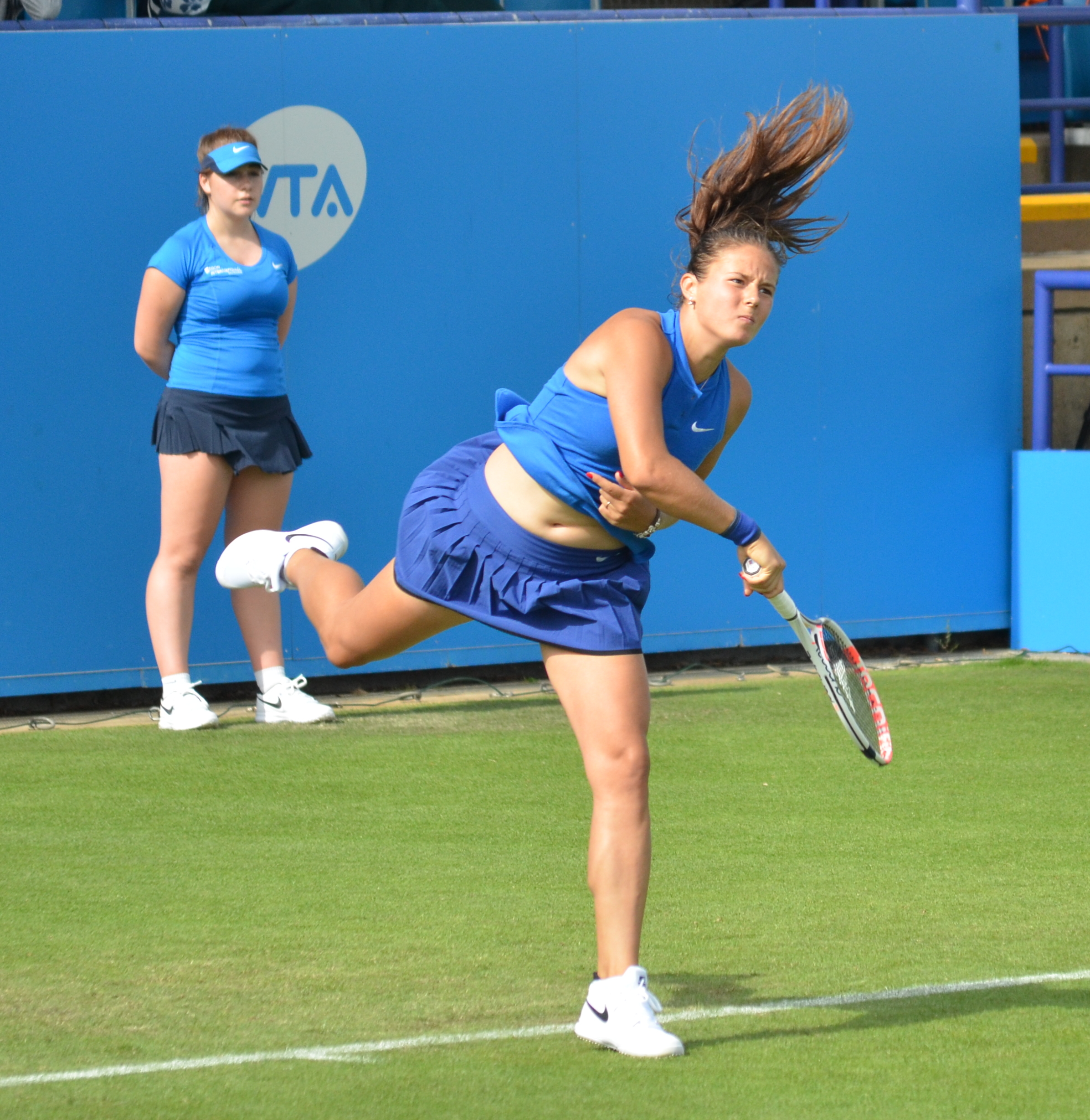Cú giao bóng của Kasatkina