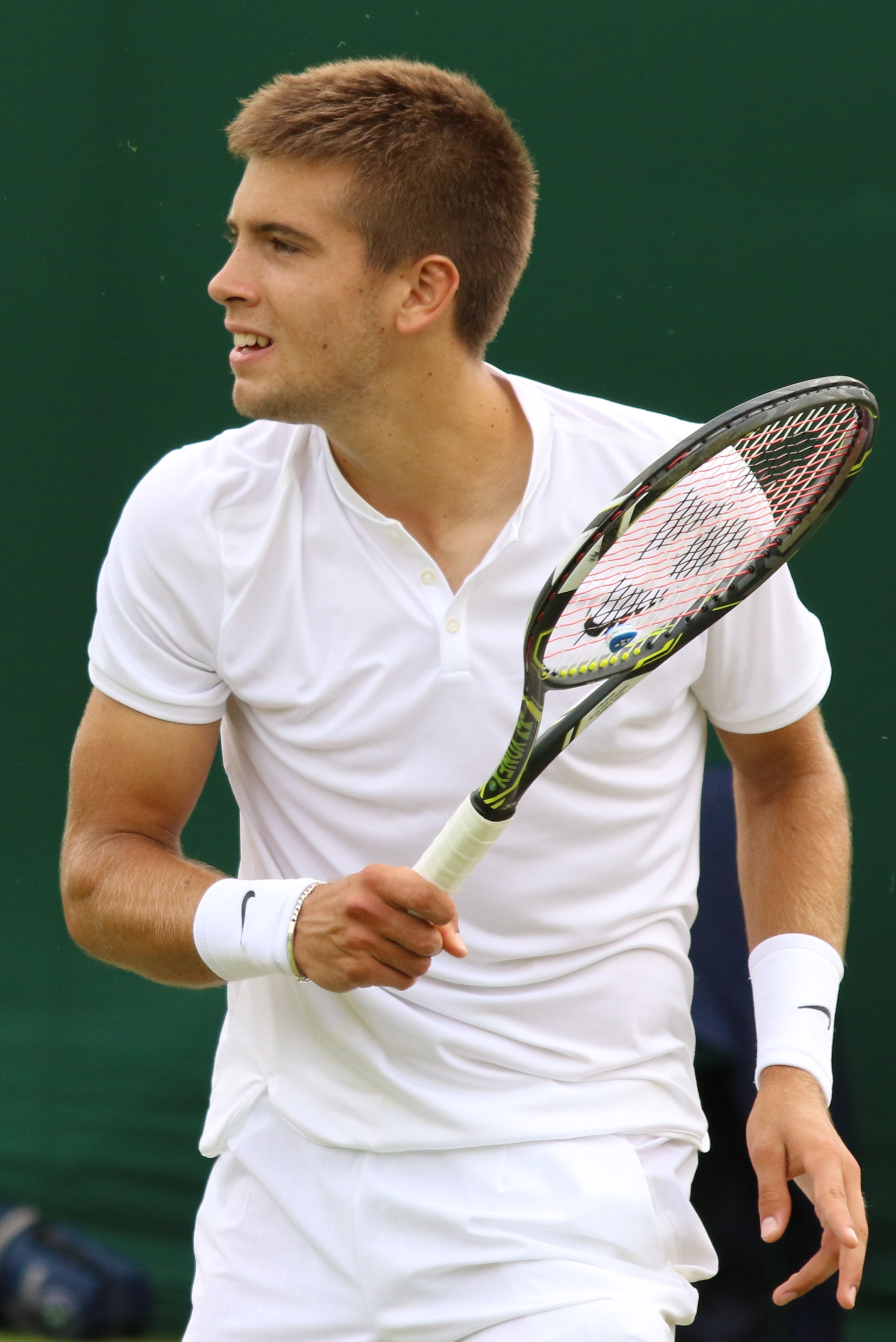 Ćorić at Wimbledon 2016.
