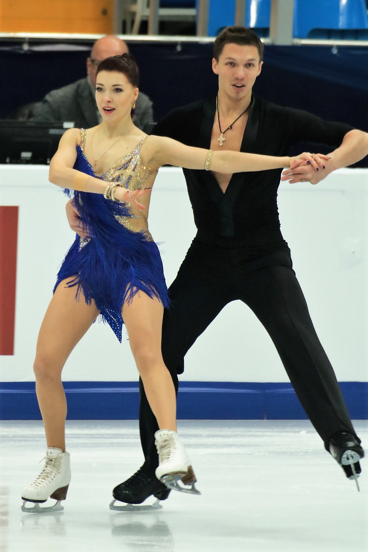 2018年欧州選手権でのボブロワとソロビエフ