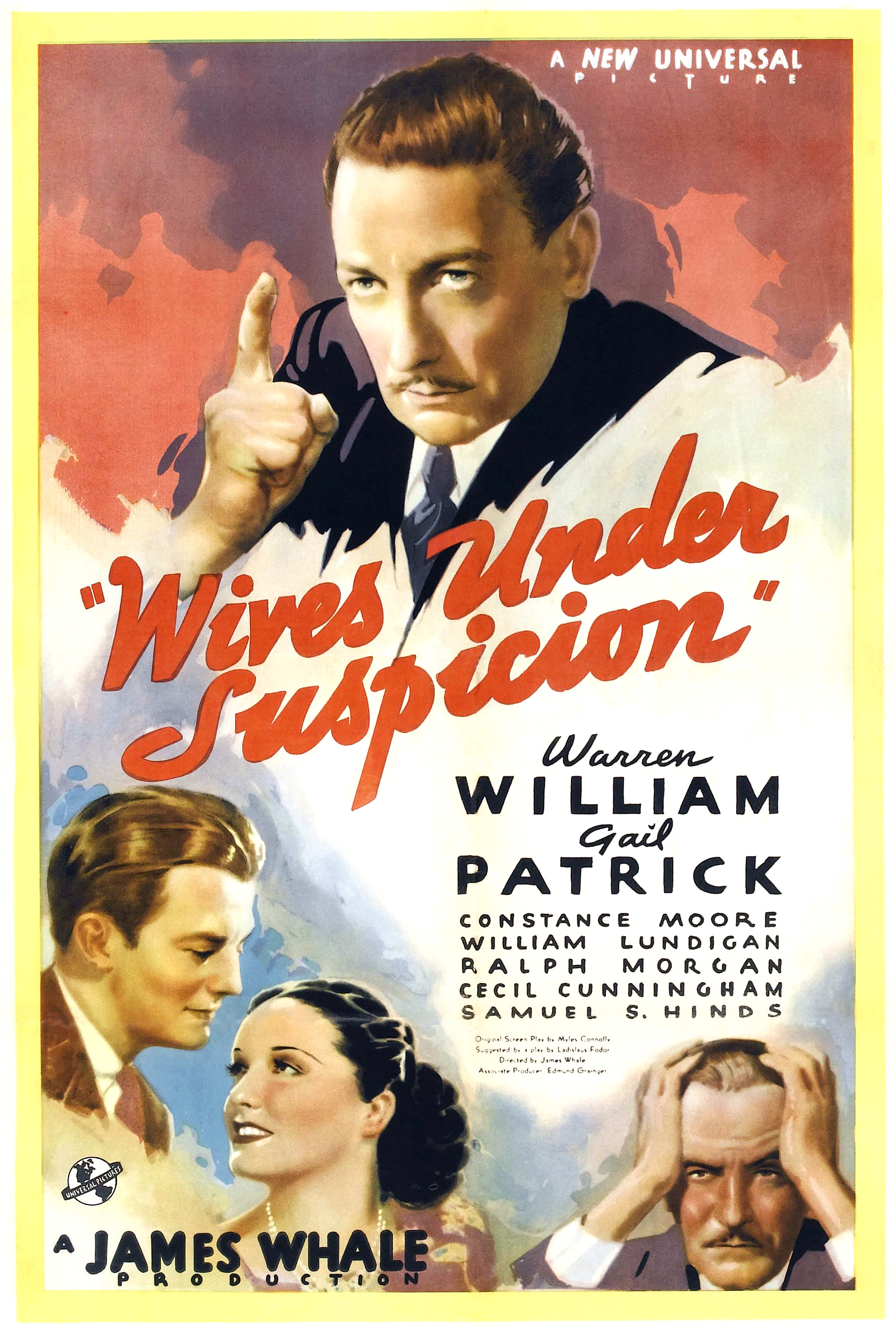 Wives Under Suspicion (1938) poster