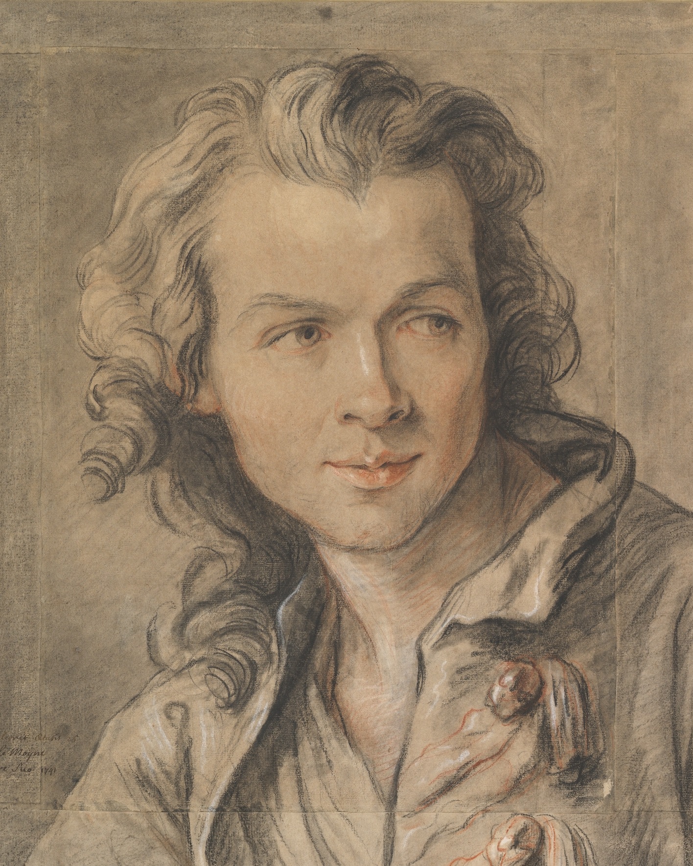Potret Étienne Maurice Falconet oleh Jean-Baptiste Lemoyne Muda.