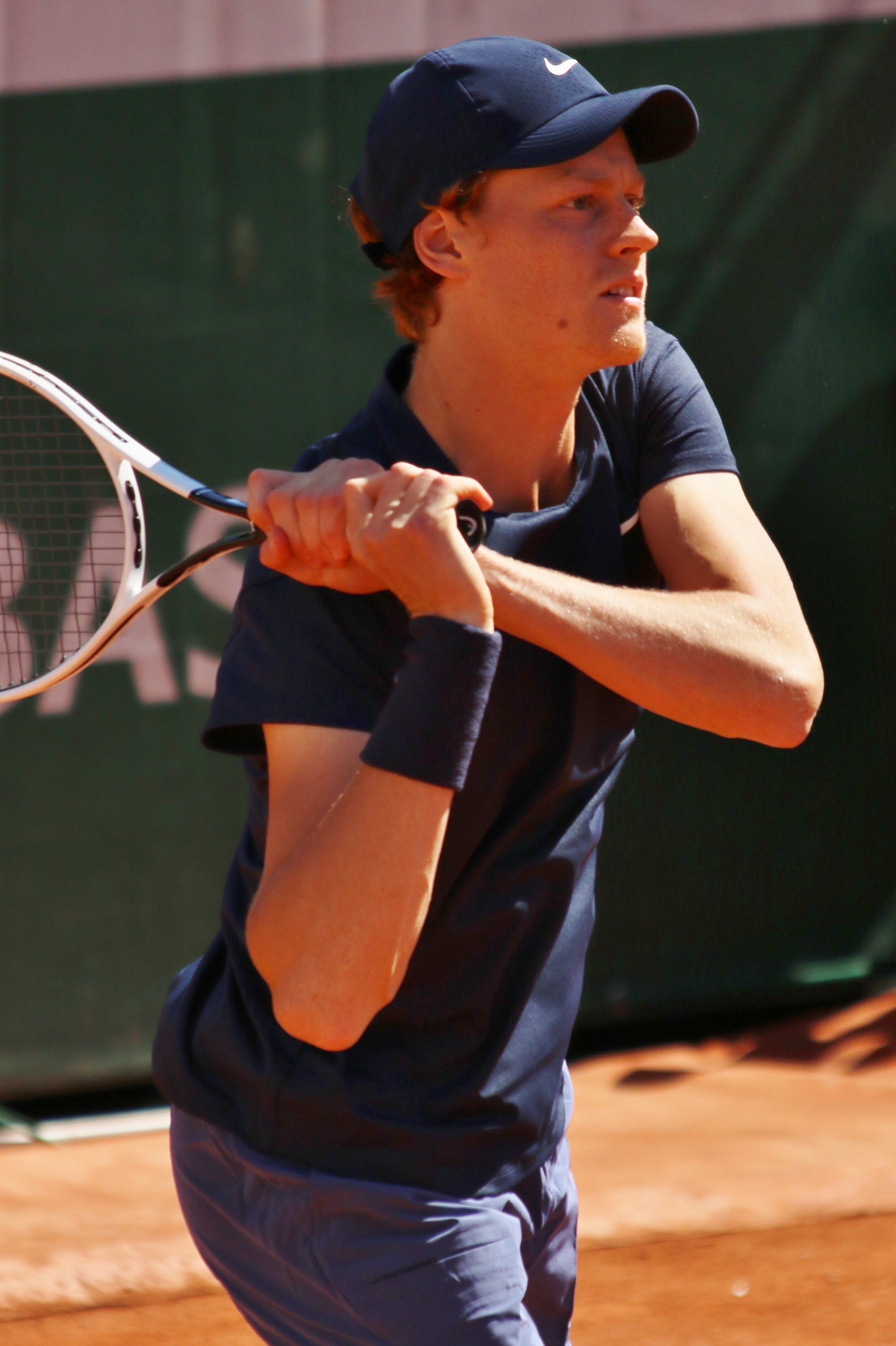 Sinner at the 2021 French Open