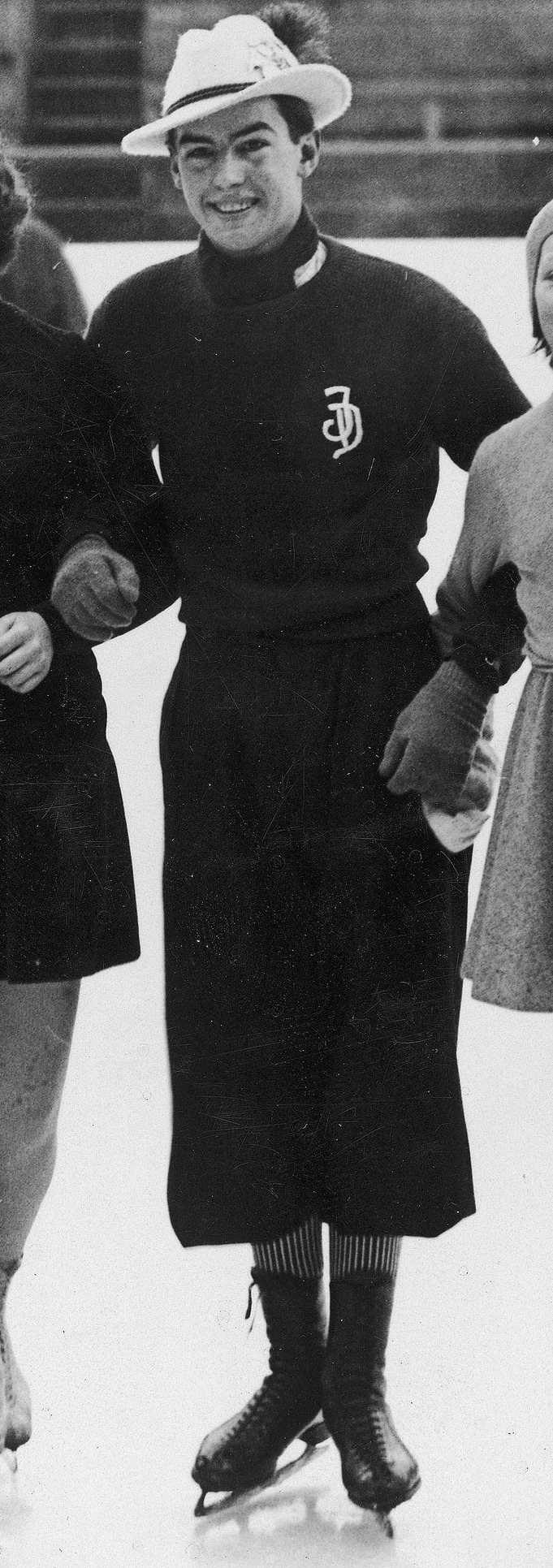 1936年のガルミッシュ・パルテンキルヘンオリンピックでのダン