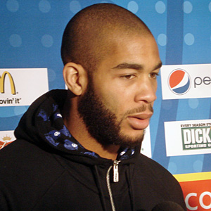 Onyewu at a media roundtable during the 2010 FIFA World Cup